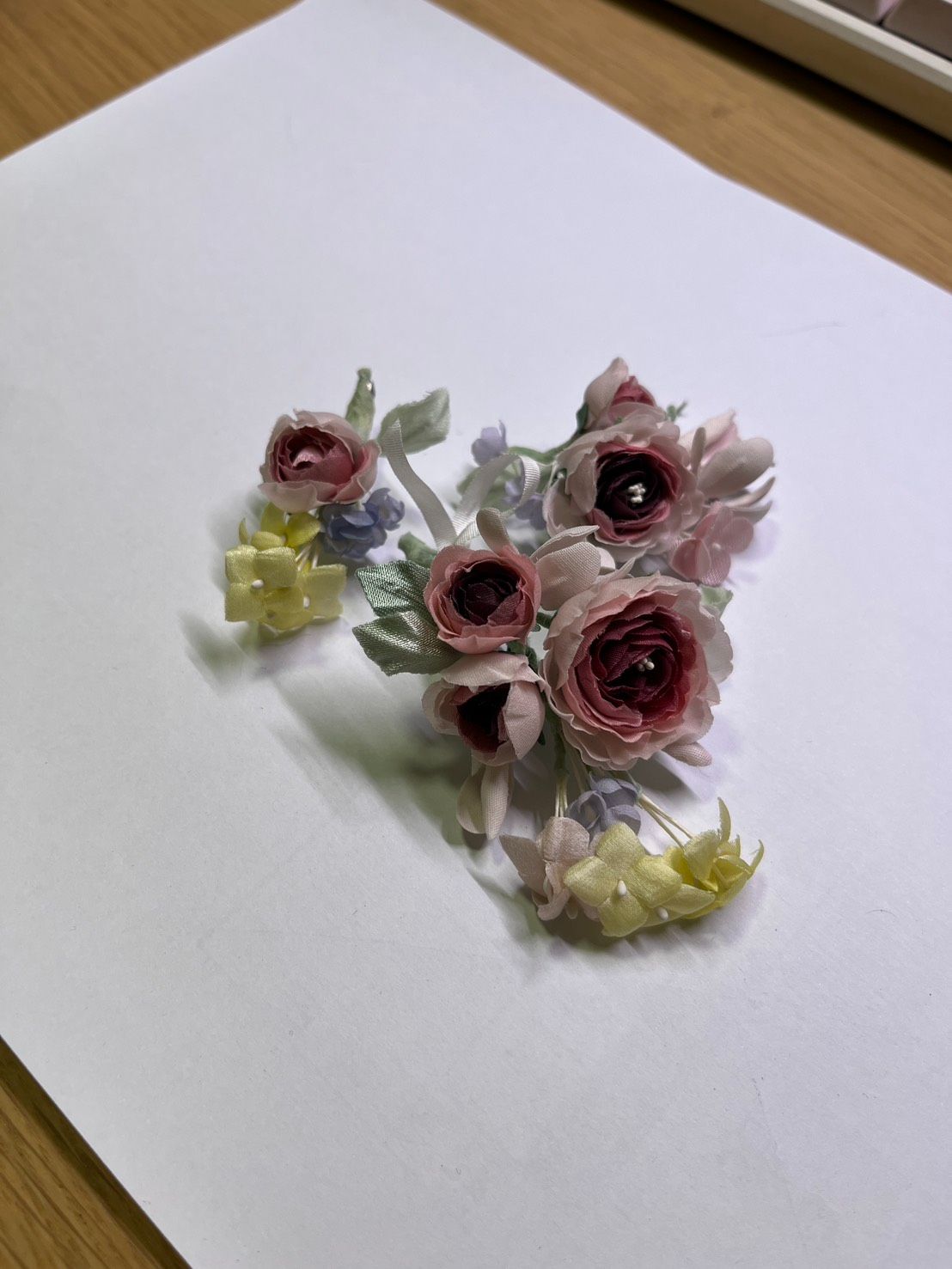 #095 全新 燙花胸針 三分用