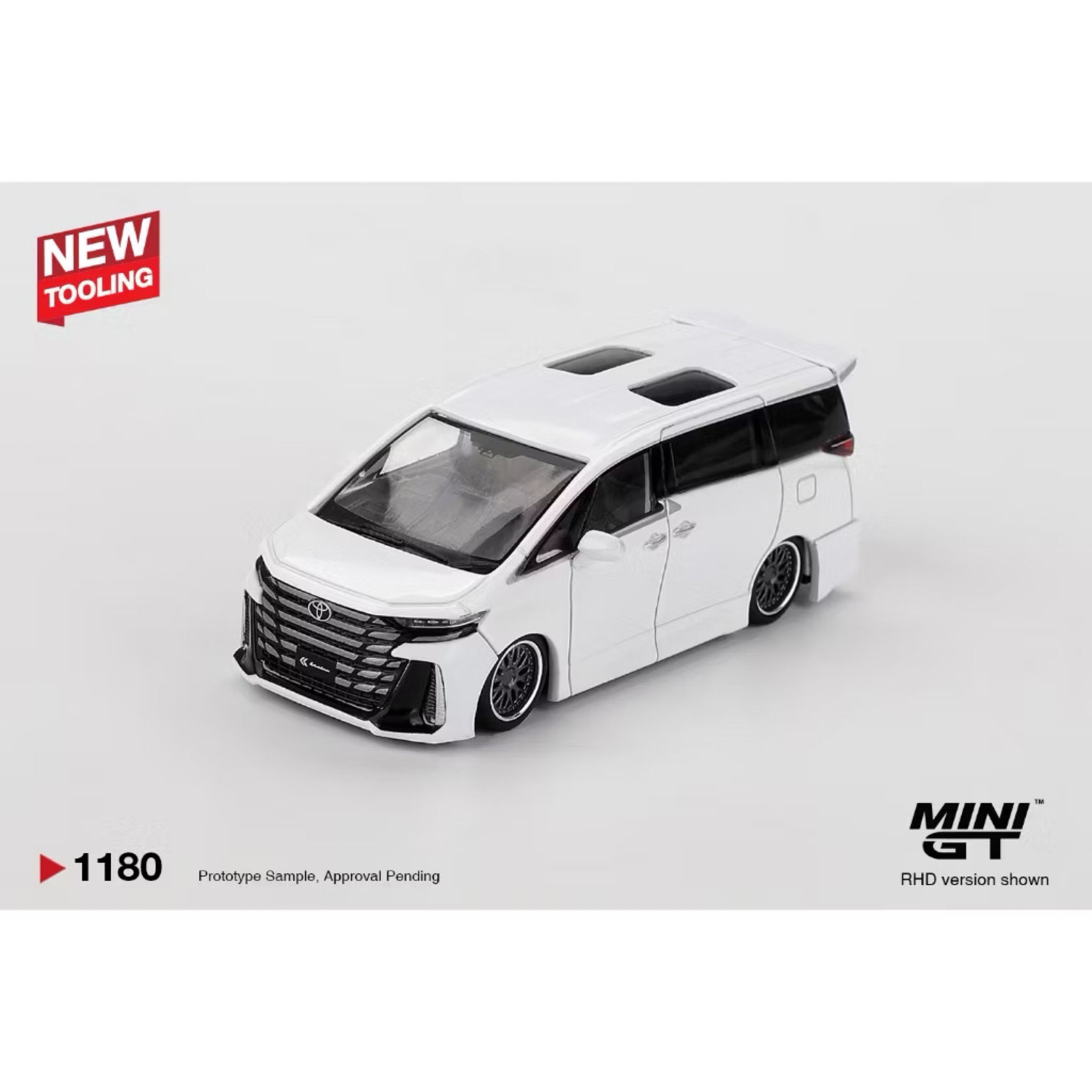 《中國經銷商》MINI GT #1180 Toyota Vellfire 40 KUHL White