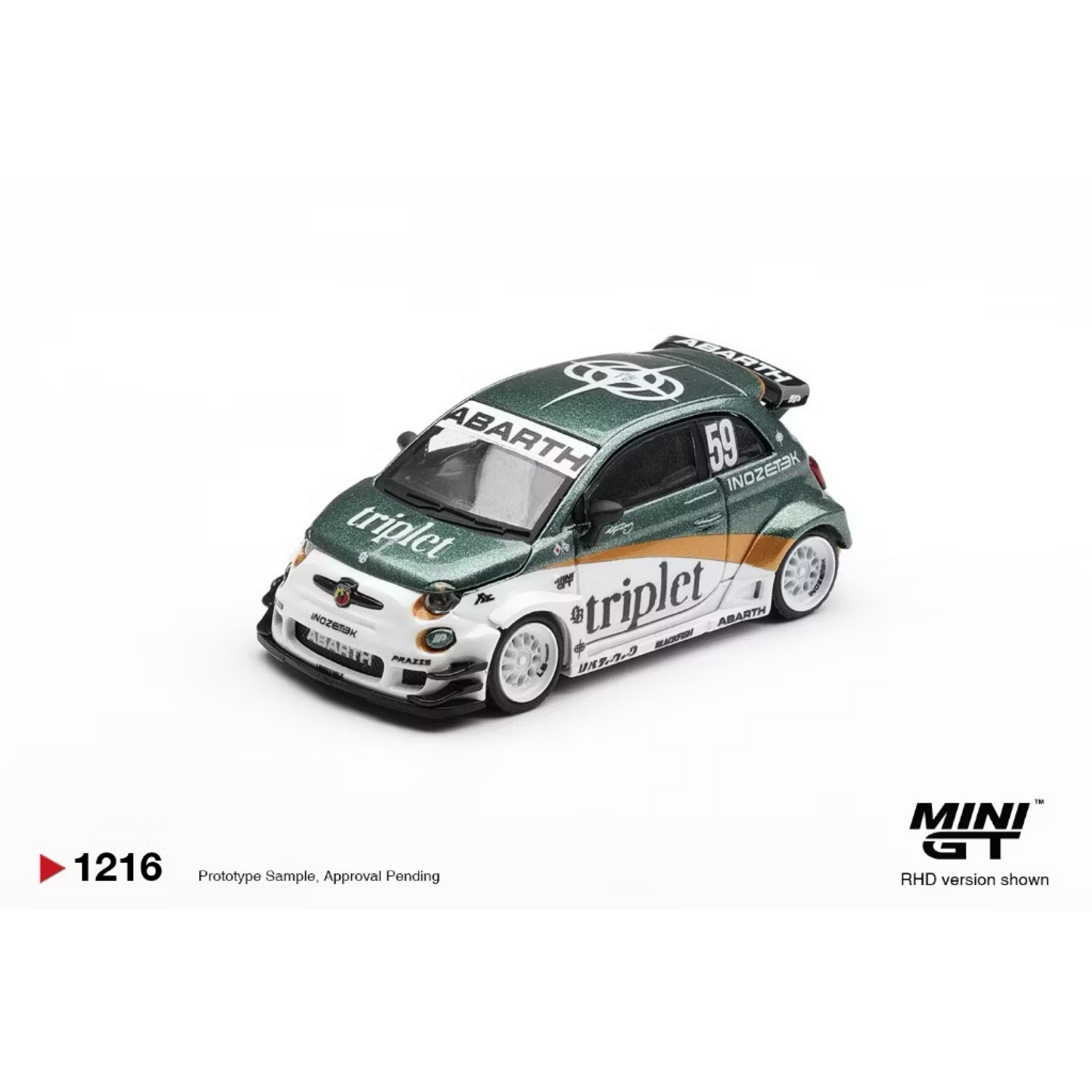 《中國經銷商》MINI GT #1216 Abarth 595 LB-WORKS TY Edition 聯名