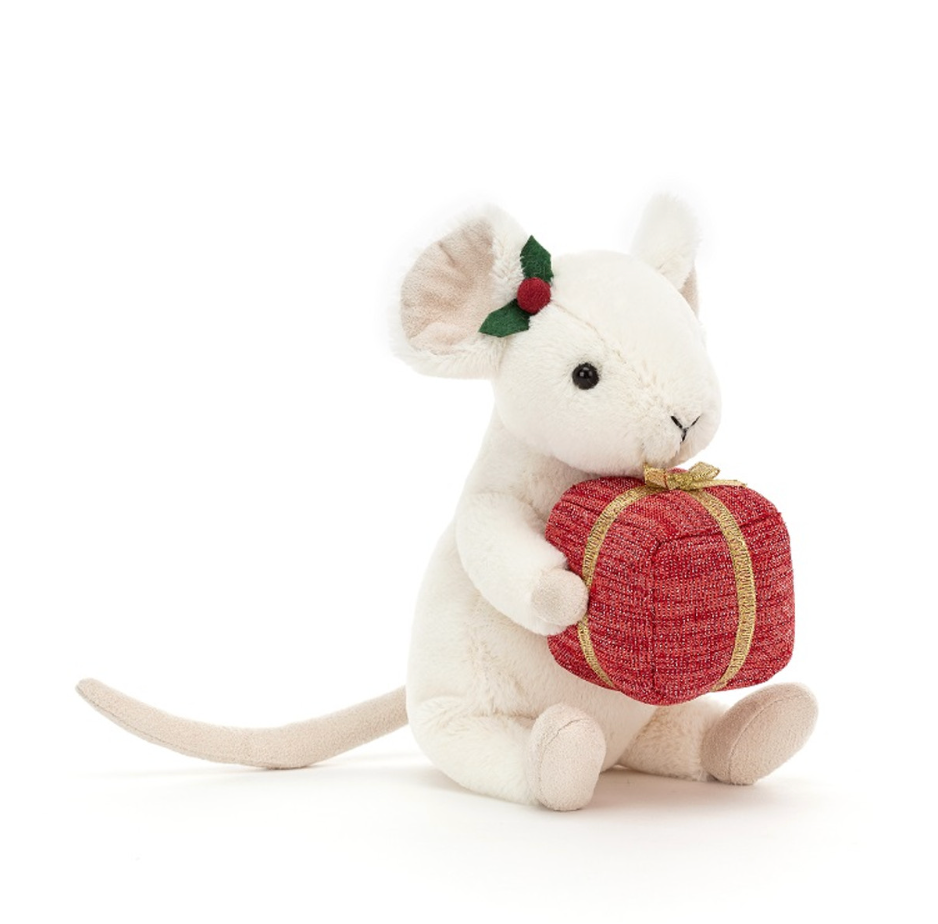 🇺🇸美國代購 台灣出貨✈️ Jellycat 聖誕老鼠娃娃｜保證正品/不正可退｜