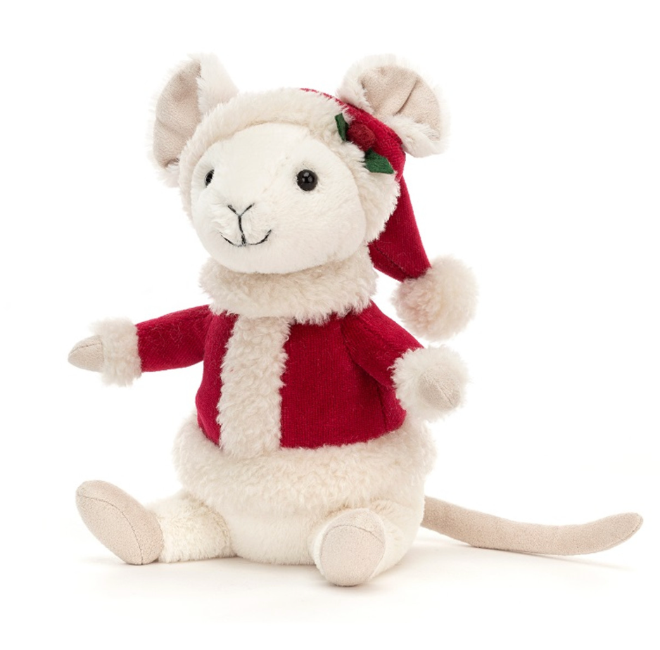 🇺🇸美國代購 台灣出貨✈️ Jellycat 聖誕老鼠娃娃｜保證正品/不正可退｜