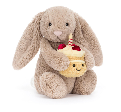🇺🇸美國代購 台灣出貨✈️ Jellycat 蛋糕兔兔娃娃｜保證正品/不正可退｜