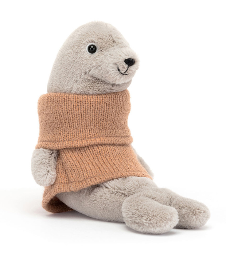 🇺🇸美國代購 台灣出貨✈️ Jellycat 毛衣海獅｜保證正品/不正可退｜