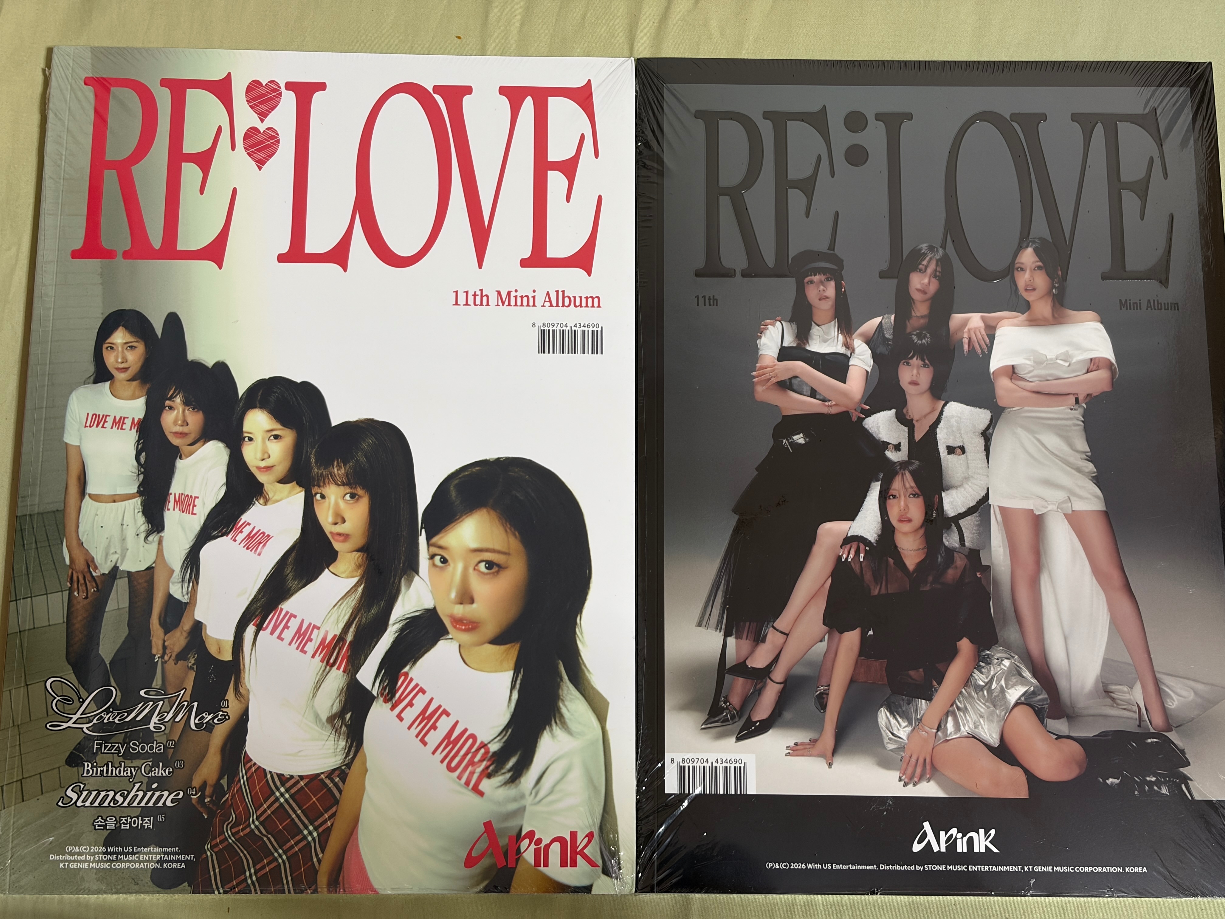 現貨 便宜出售  Apink 迷你十一輯 ＂RE : LOVE＂  全新 專輯 未拆專