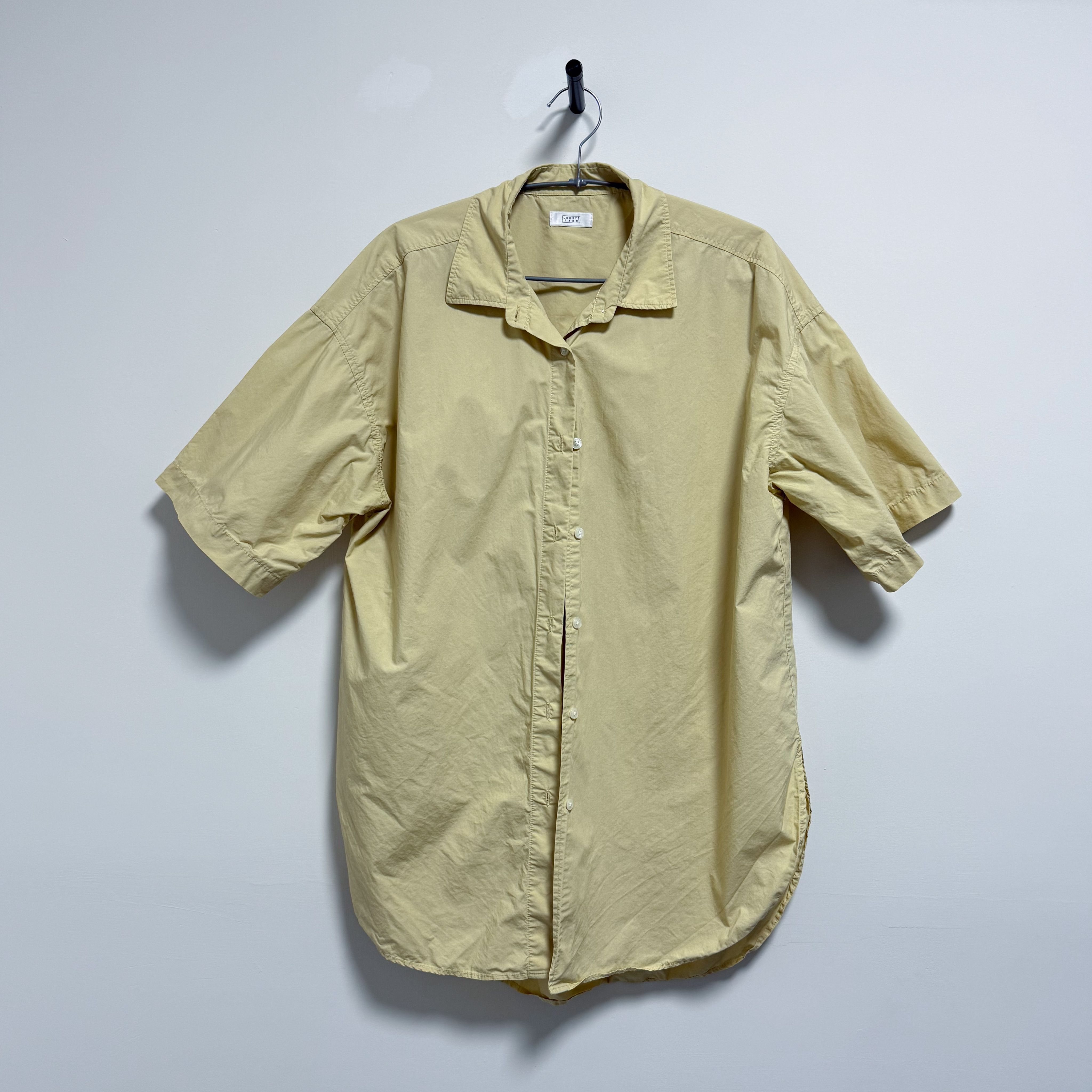 LOWRYS FARM 日本品牌 襯衫 長版襯衫 鵝黃色襯衫 日系襯衫 日系品牌 精品 beams niko and