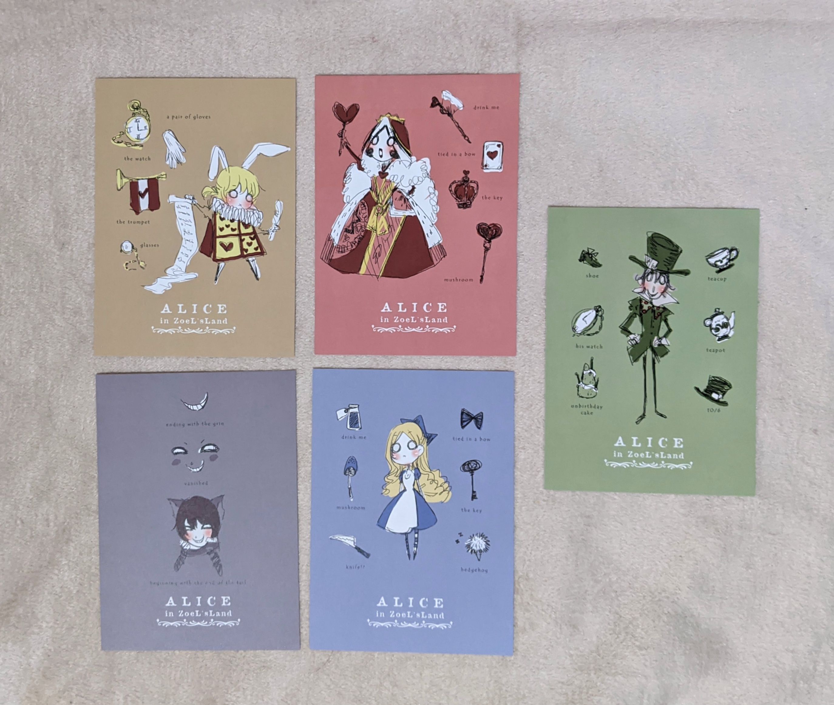 【明信片】Alice In Zoel’s Land 明信片