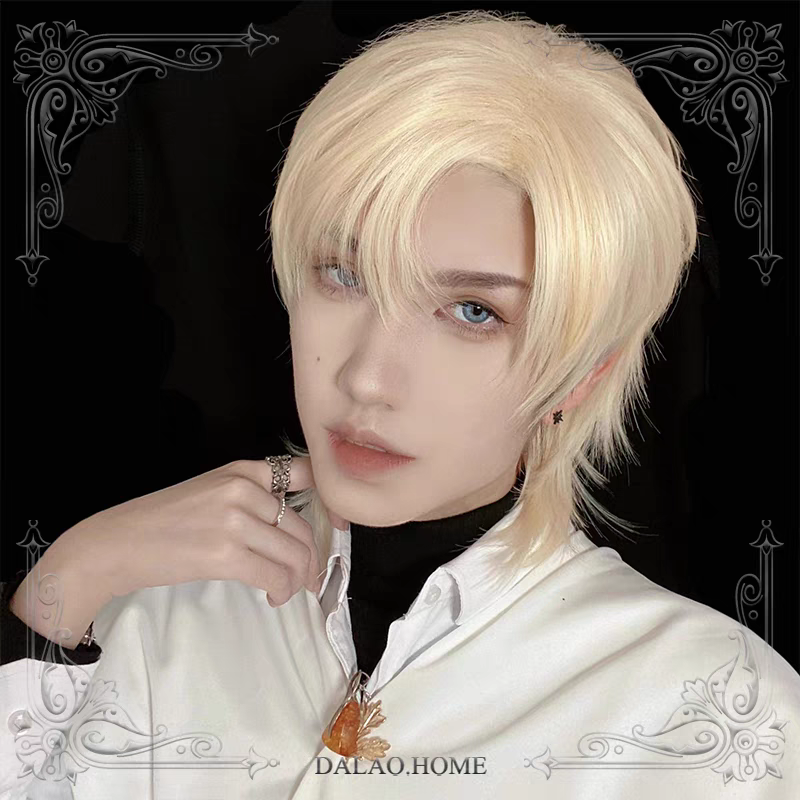 檸檬金 基佬假髮