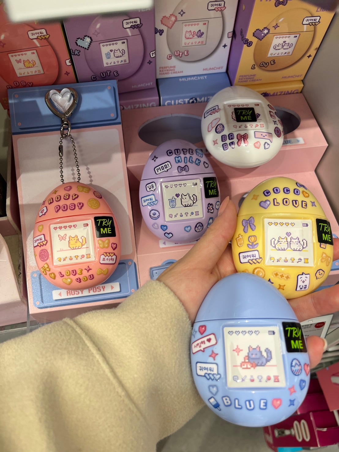［現貨］韓國OY超可愛電子雞吊飾護手霜