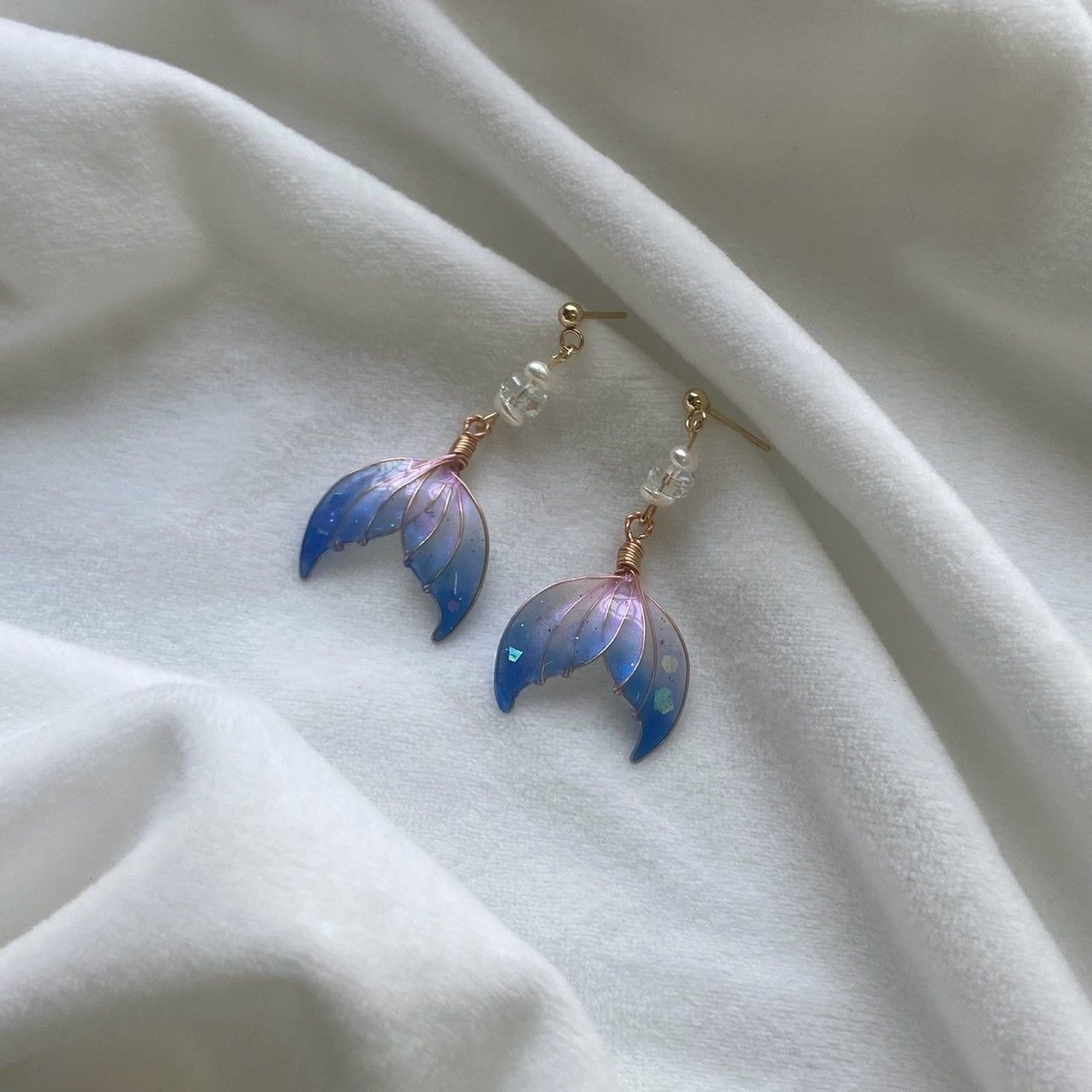 魚尾耳環（大）預購商品