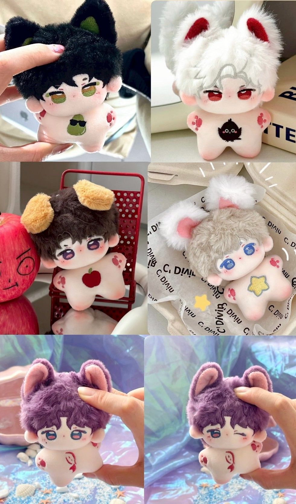 戀與深空-帶耳10公分海星體