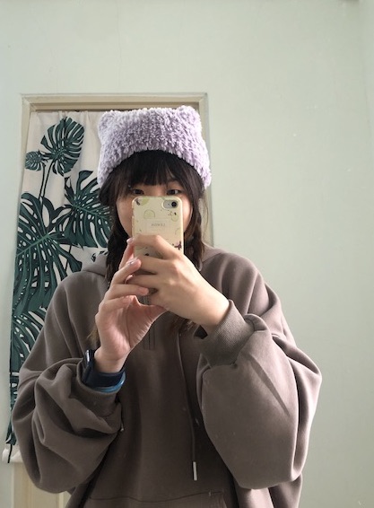 拾果。時花 手作編織 “呼嚕呼嚕貓耳帽ˋ”