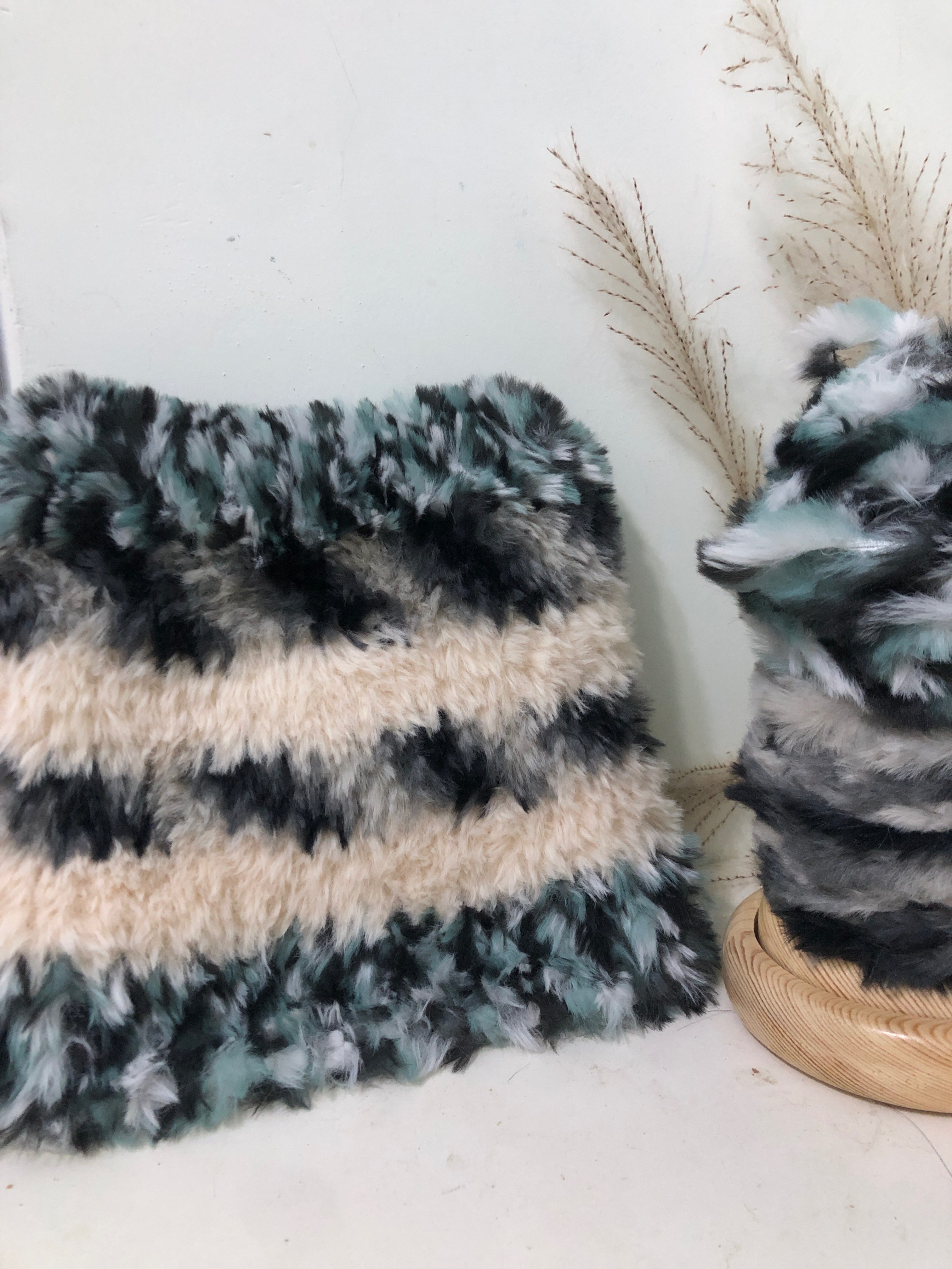 《客訂》拼色呼嚕呼嚕貓耳帽