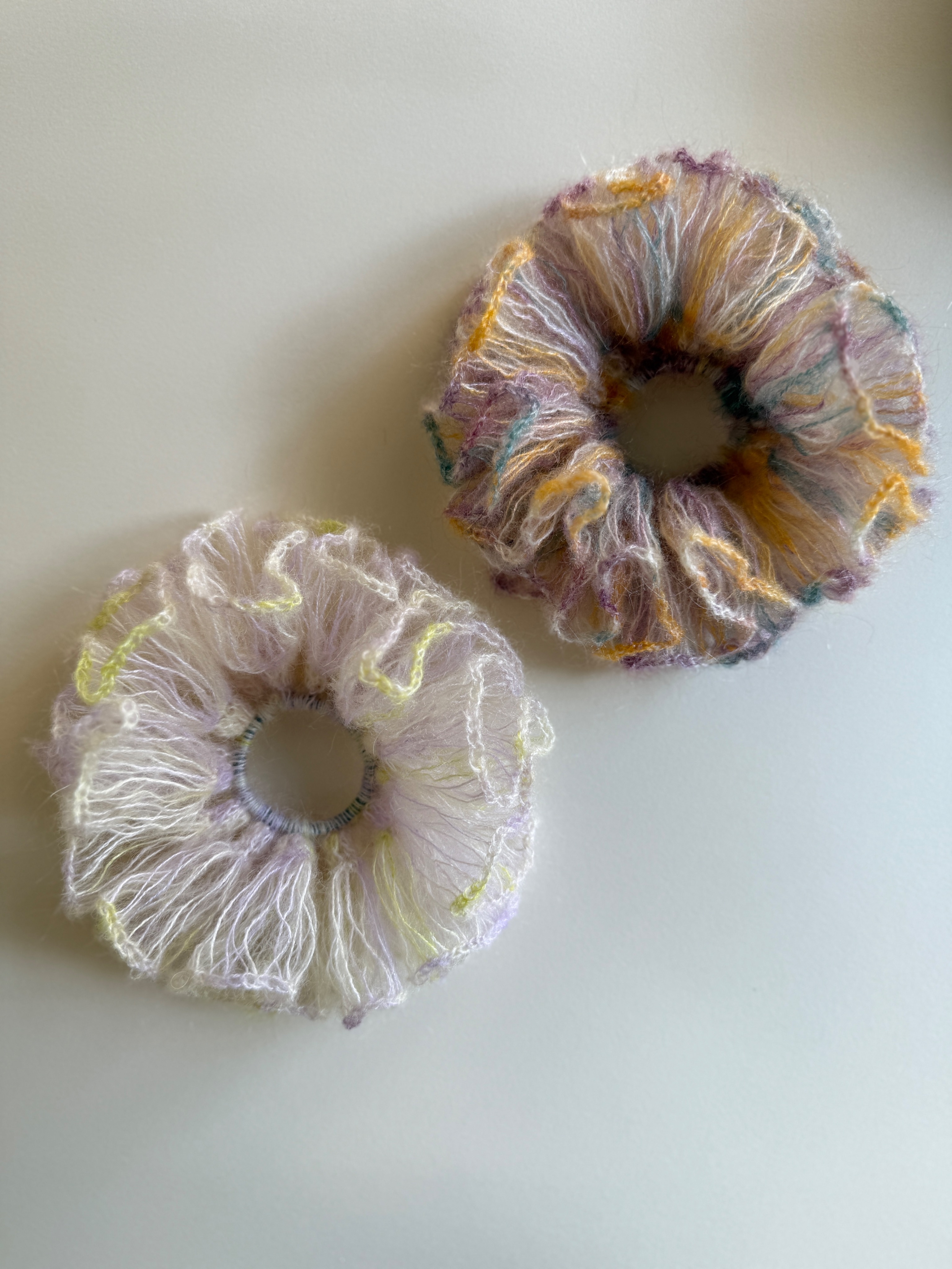 ☁️ 馬海毛蓬蓬髮圈