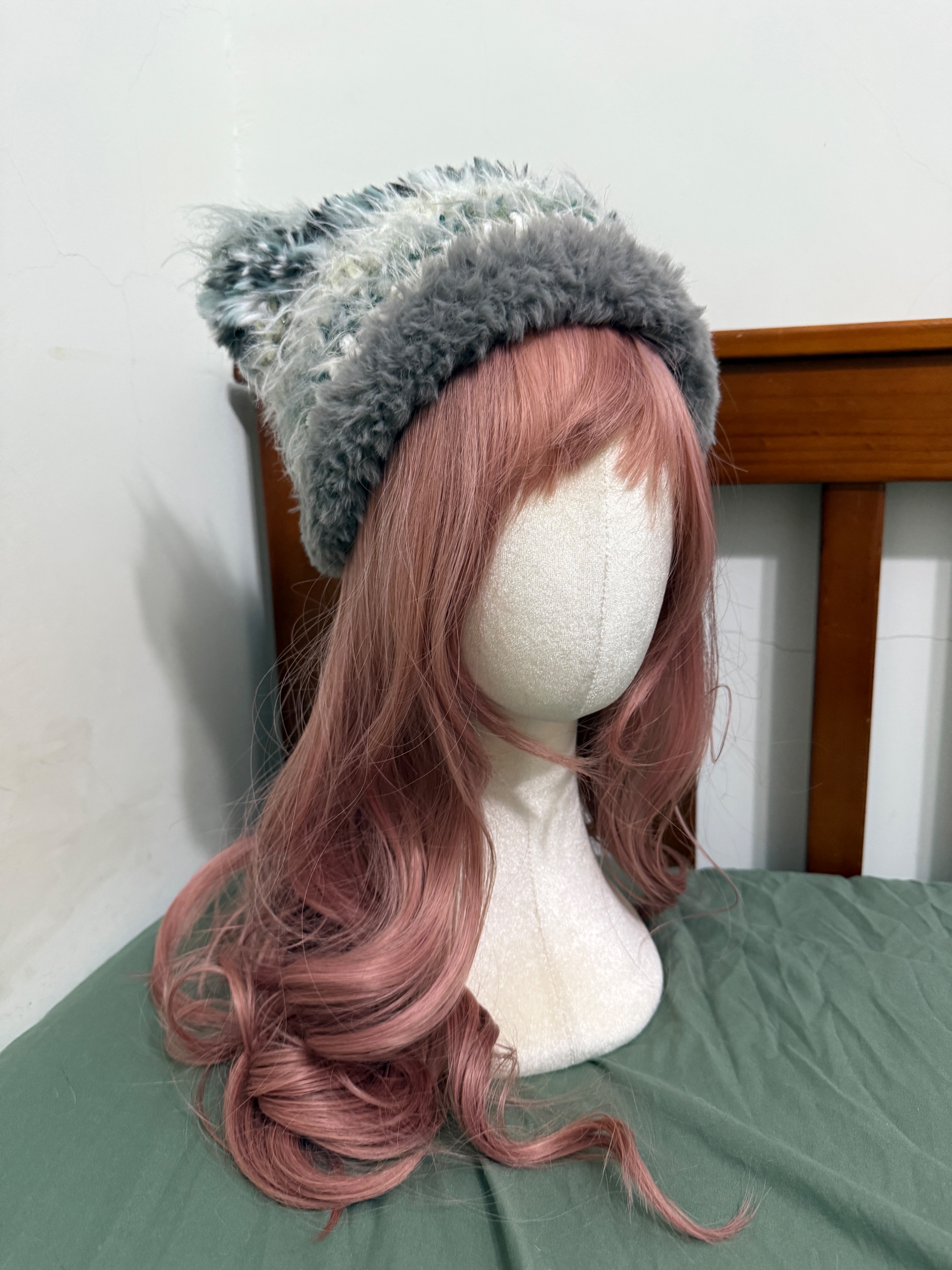 🐾 毛絨貓耳帽・冬季新色