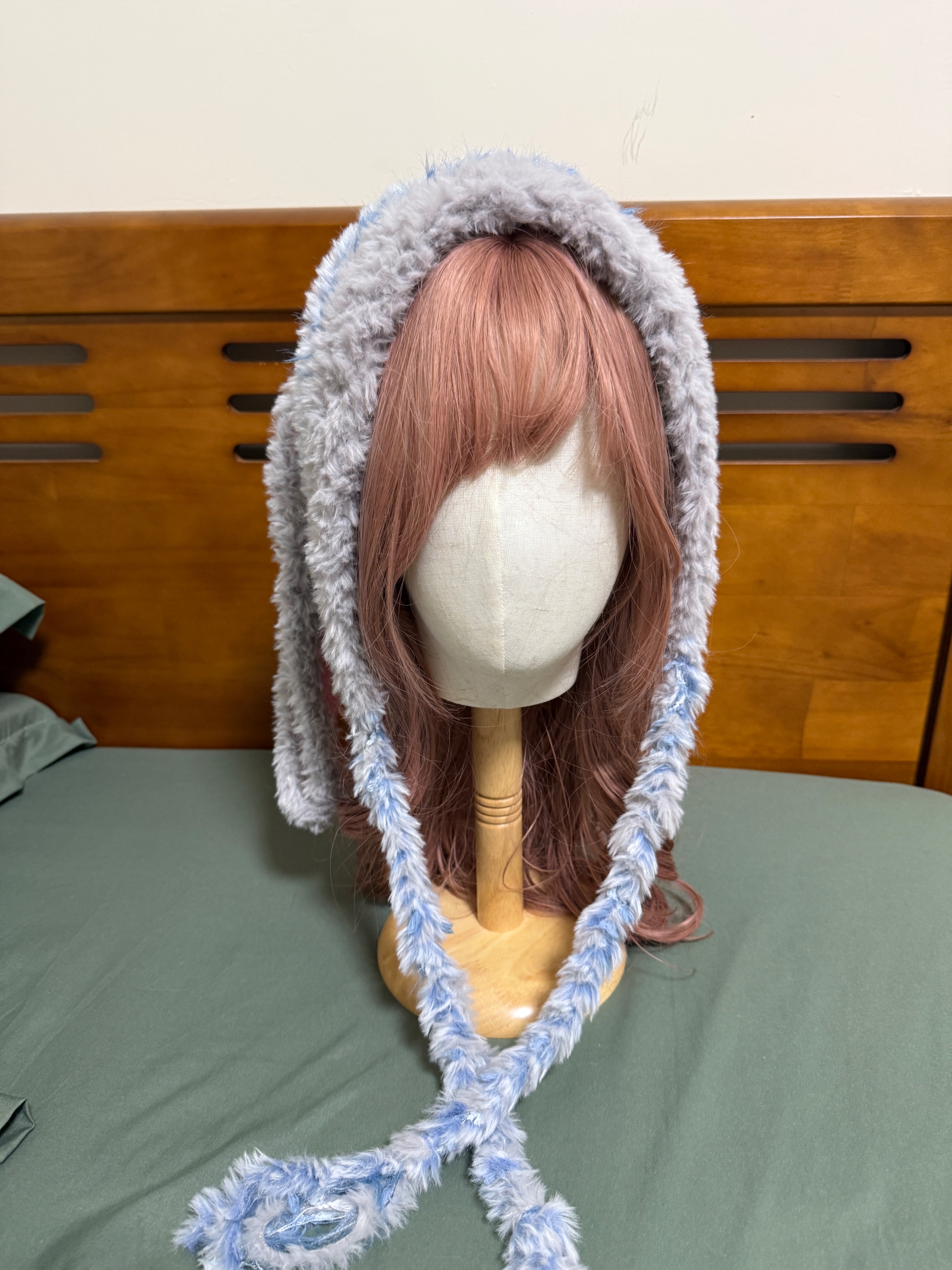 🐰 朱蒂・垂耳兔帽帽（皮草淺灰 、皮草深灰）