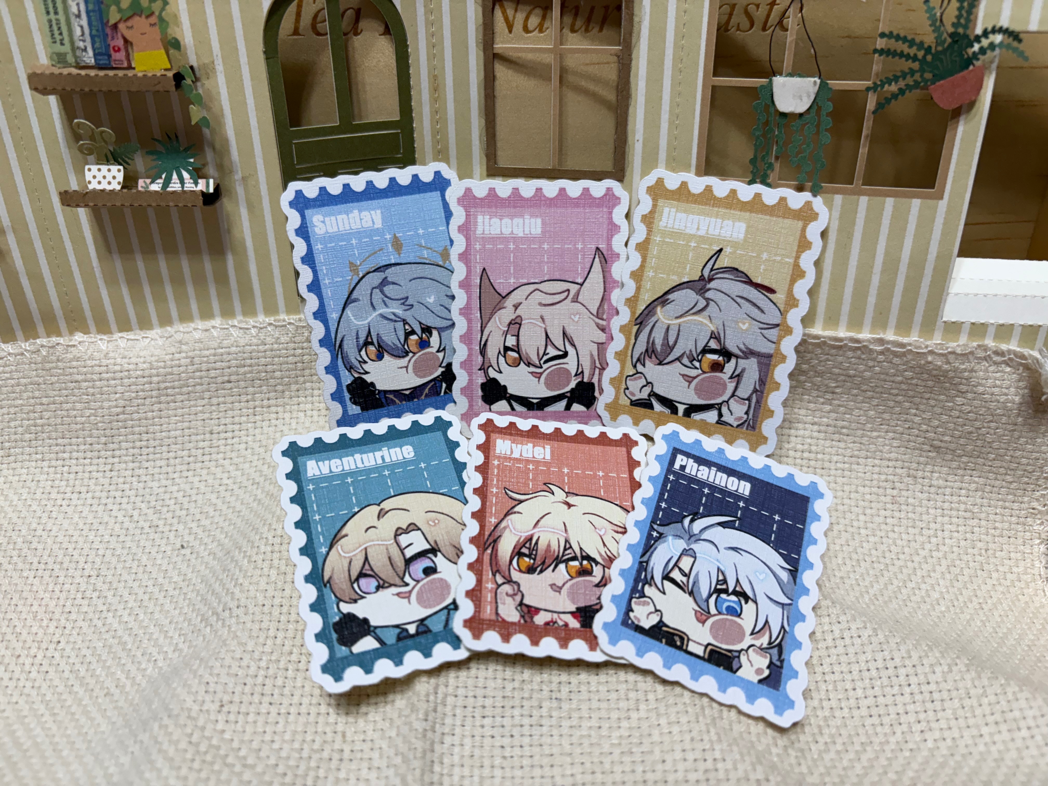 郵票造型貼紙-買2贈1