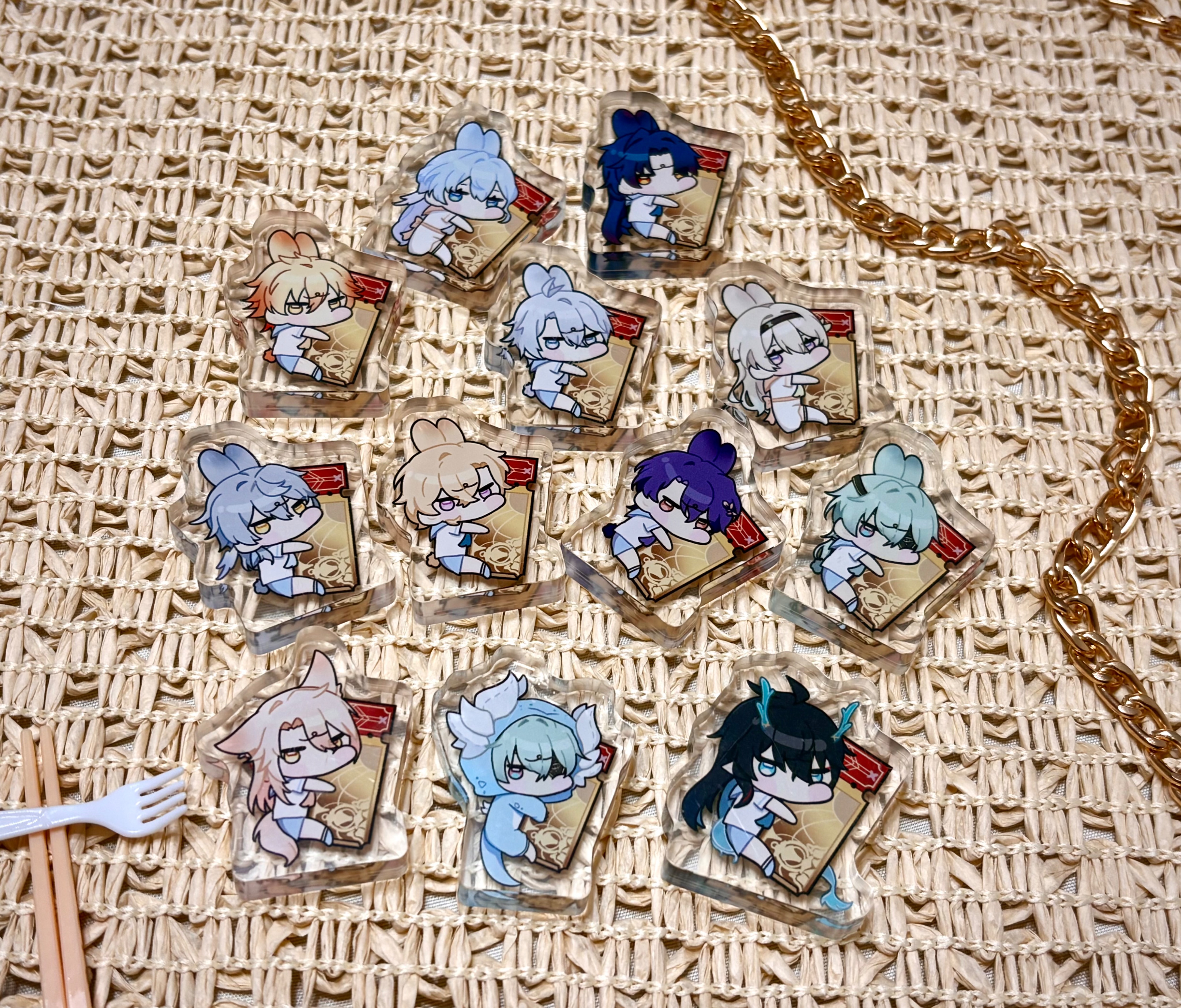 《兔一口金票》崩鐵二創壓克力飯友