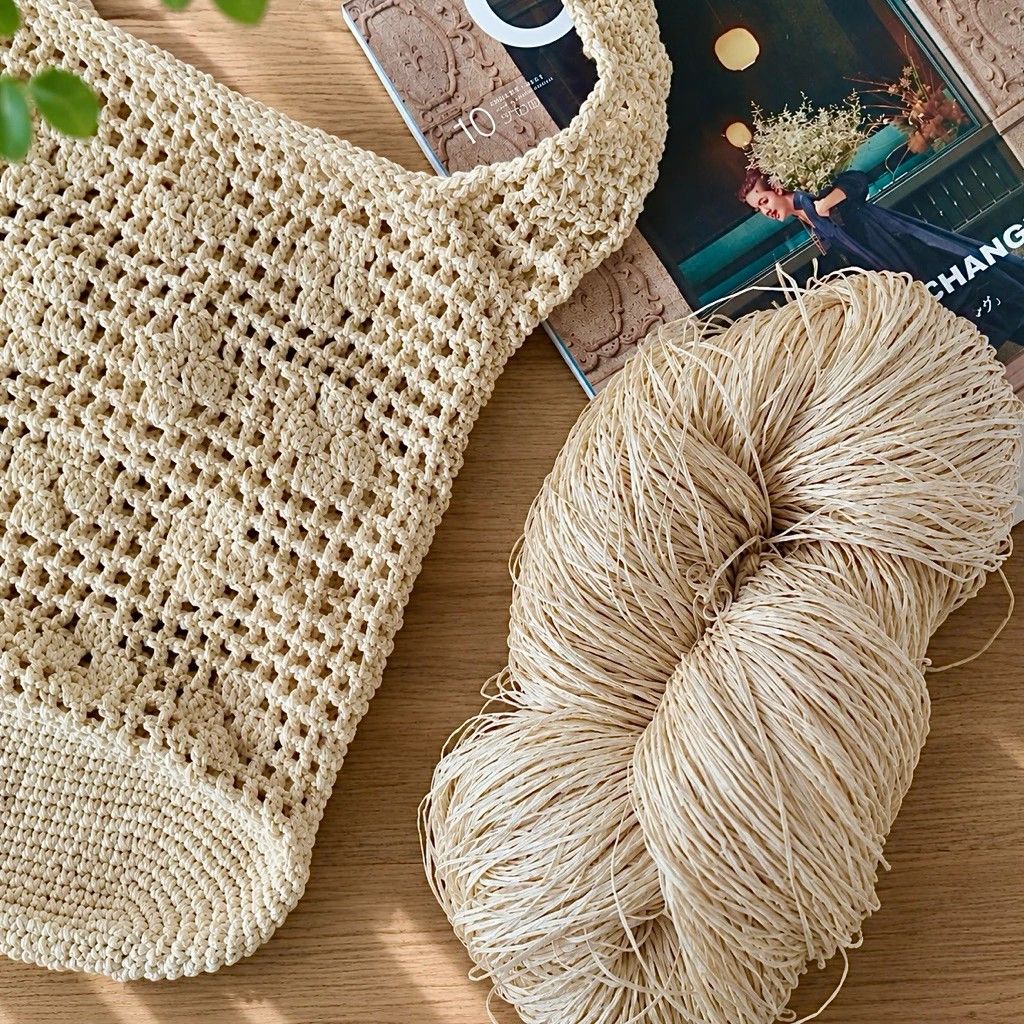 《粒線桔》 Patina Starched 拾光純棉擬麻線