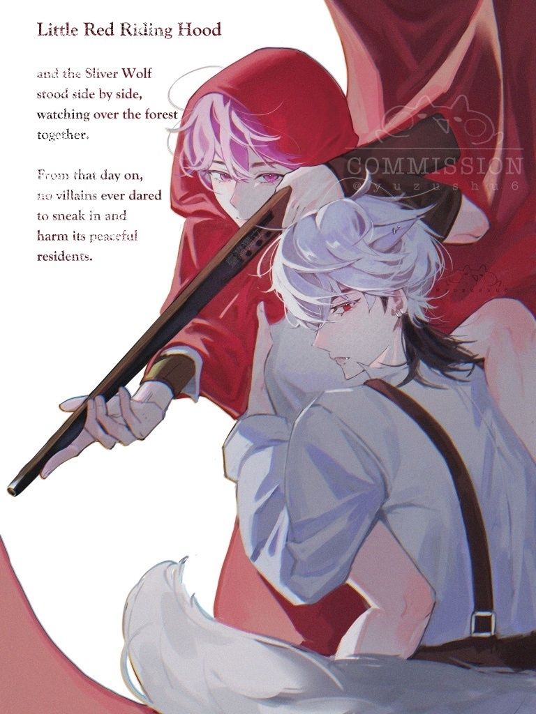 Little Red Riding Hood - Postcard
