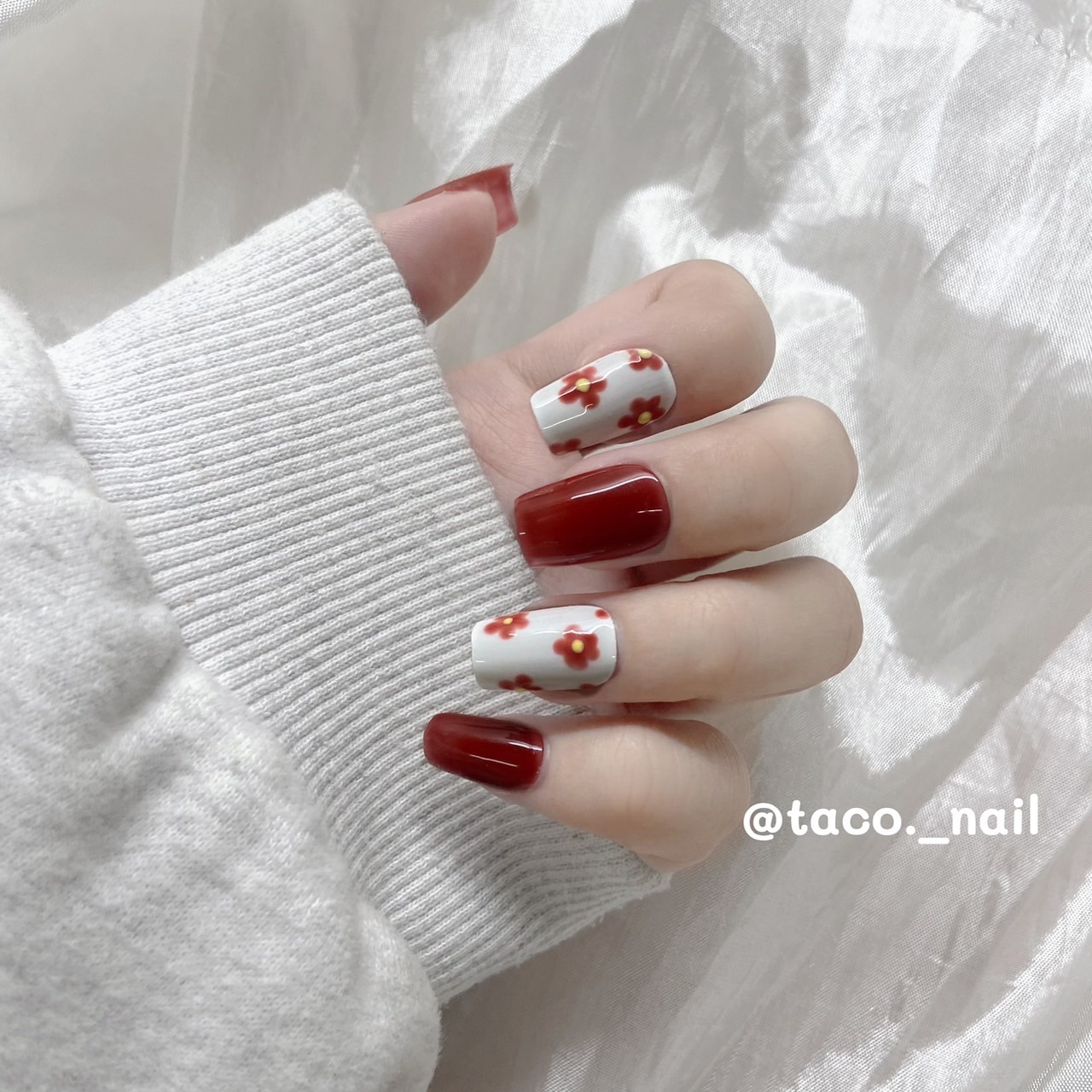 🌮️𝐓𝐀𝐂𝐎’𝐒 𝐍𝐀𝐈𝐋 塔可穿戴甲🌮️嫣紅花語