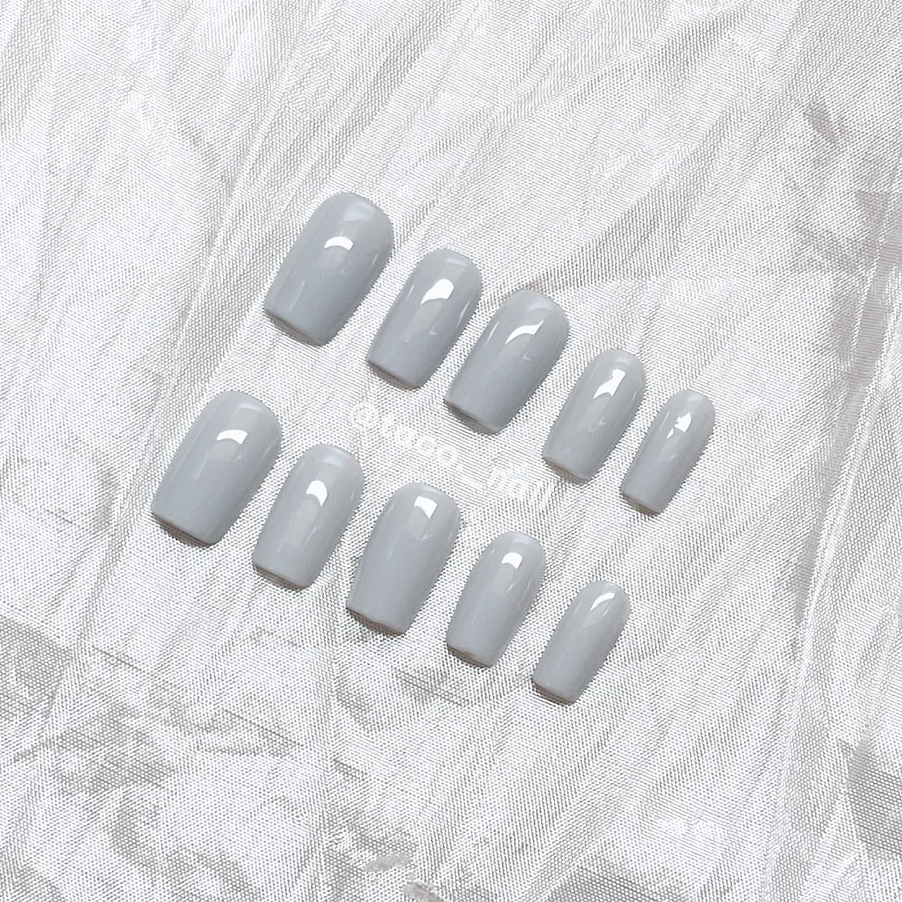 🌮️𝐓𝐀𝐂𝐎’𝐒 𝐍𝐀𝐈𝐋 塔可穿戴甲🌮️韓系氛圍灰藍