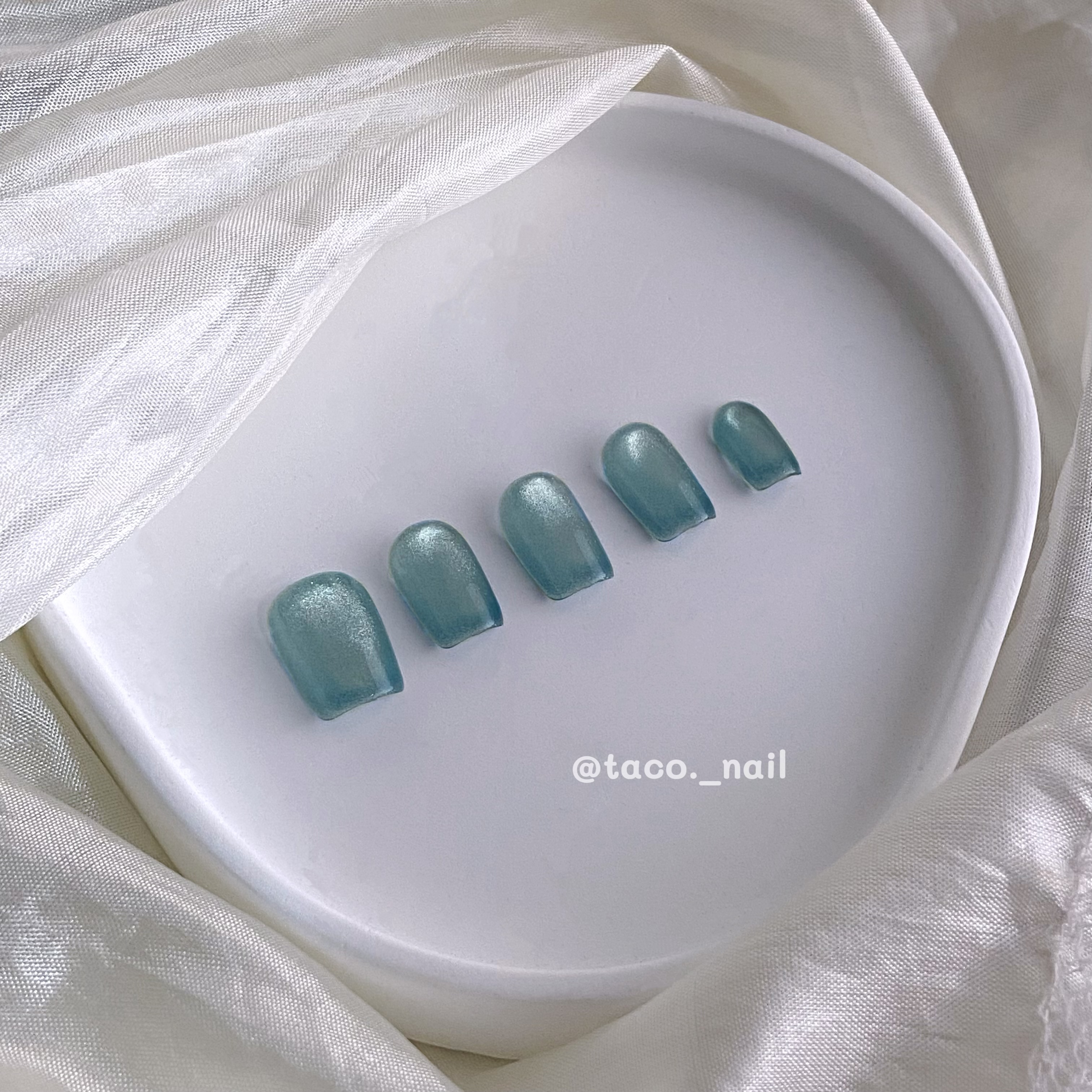 🌮️𝐓𝐀𝐂𝐎’𝐒 𝐍𝐀𝐈𝐋 塔可穿戴甲🌮️海鹽藍糖