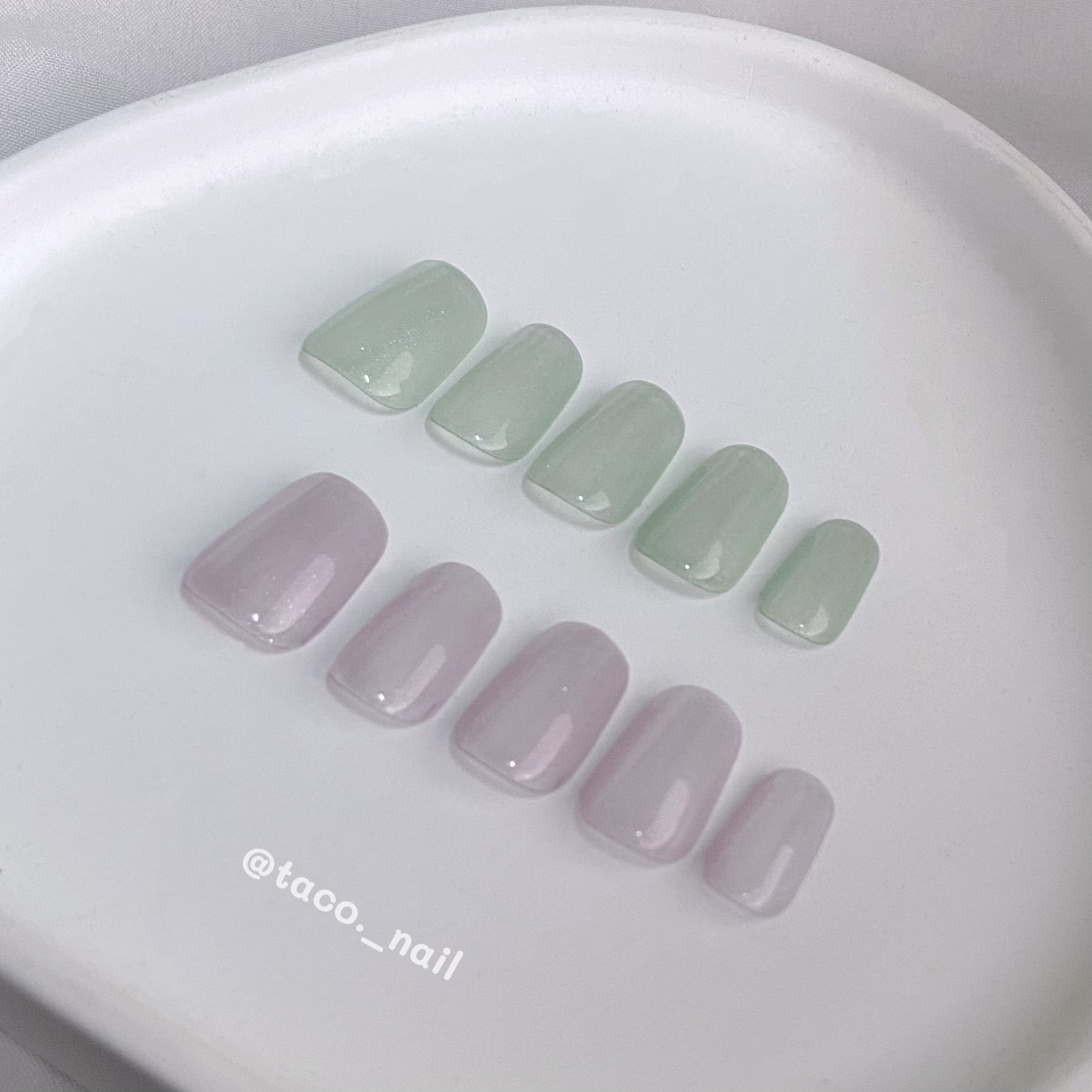 🌮️𝐓𝐀𝐂𝐎’𝐒 𝐍𝐀𝐈𝐋 塔可穿戴甲🌮️水果系列貓眼—葡萄/哈密瓜