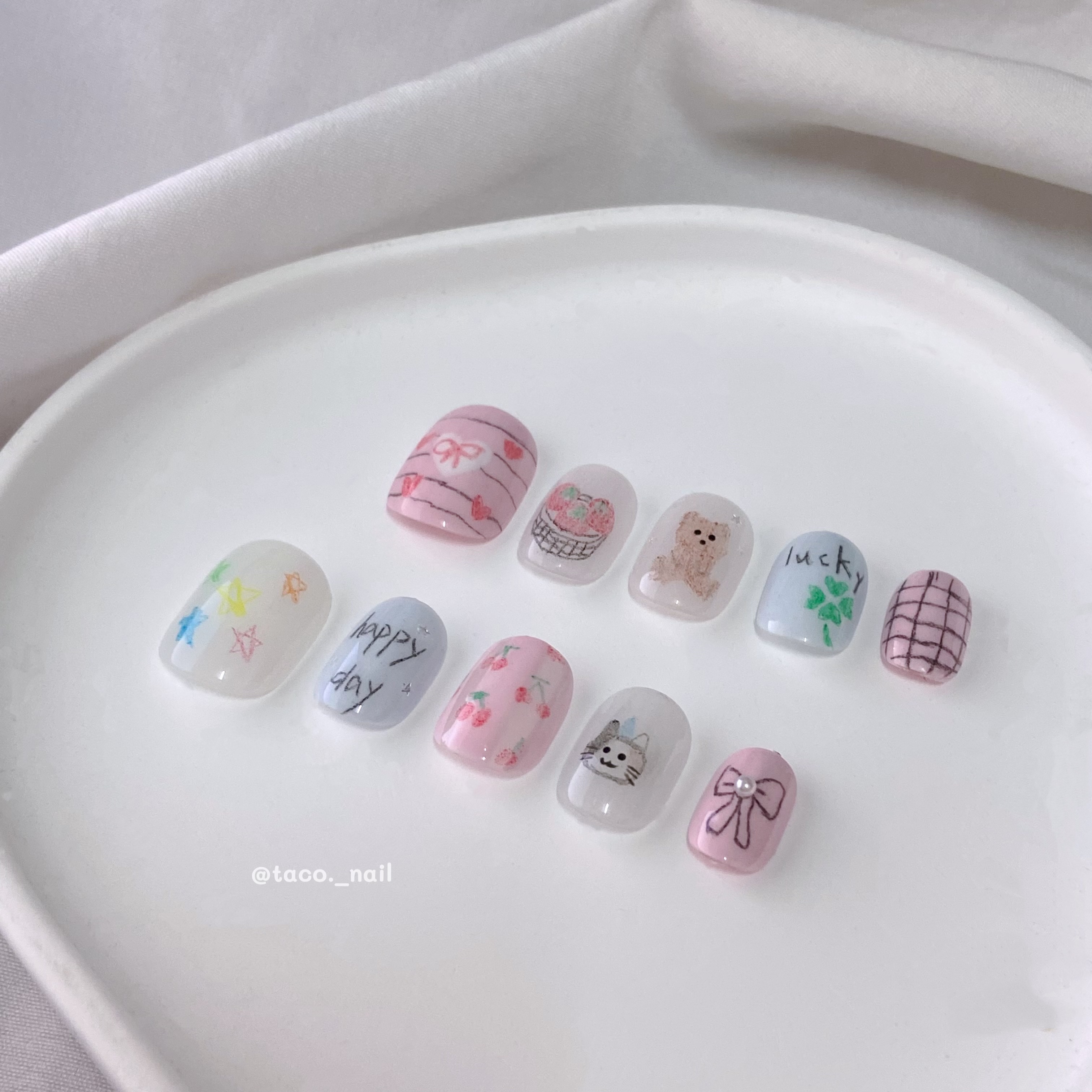 🌮️𝐓𝐀𝐂𝐎’𝐒 𝐍𝐀𝐈𝐋 塔可穿戴甲🌮️lucky day