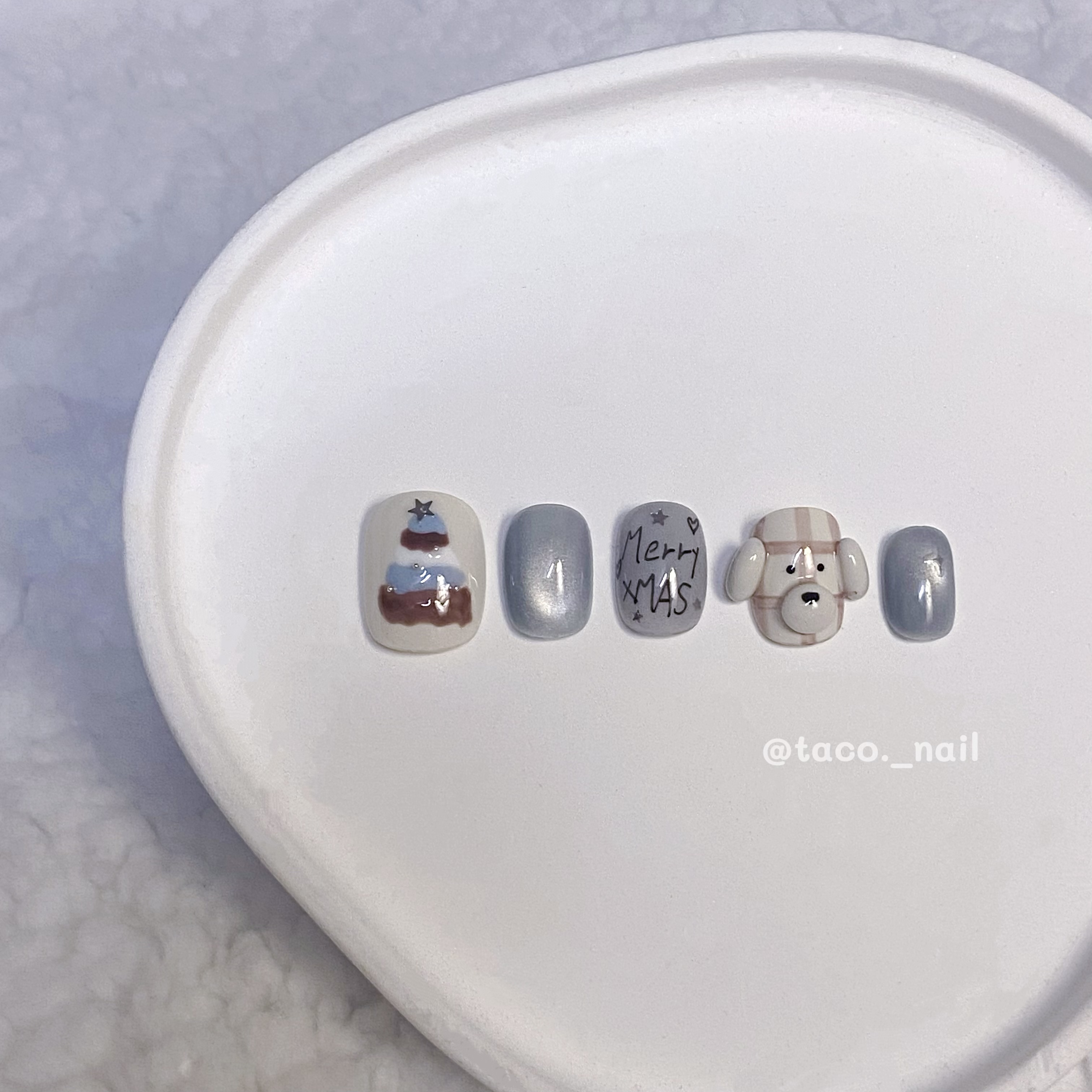 🌮️𝐓𝐀𝐂𝐎’𝐒 𝐍𝐀𝐈𝐋 塔可穿戴甲🌮️小狗聖誕派對