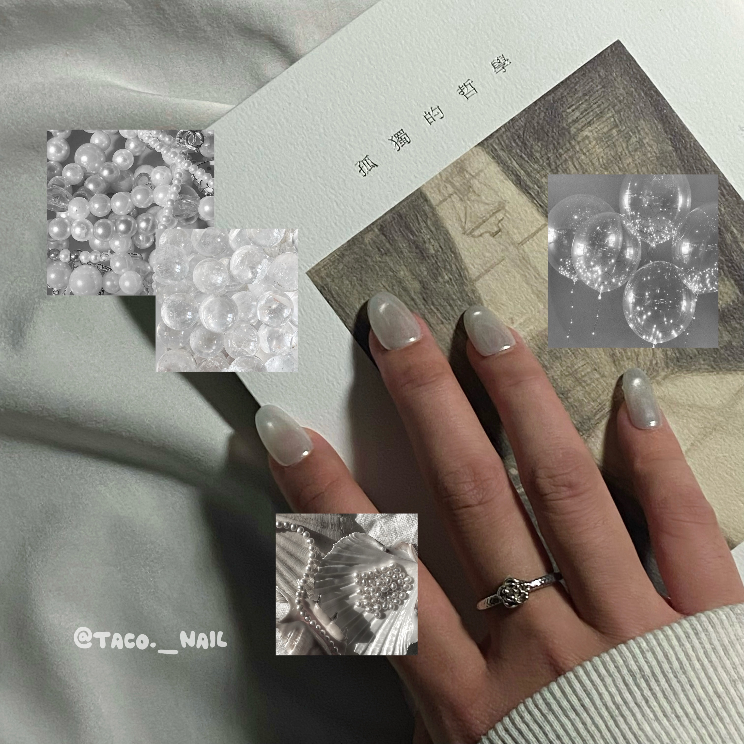 🌮️𝐓𝐀𝐂𝐎’𝐒 𝐍𝐀𝐈𝐋 塔可穿戴甲🌮️冰透珍珠