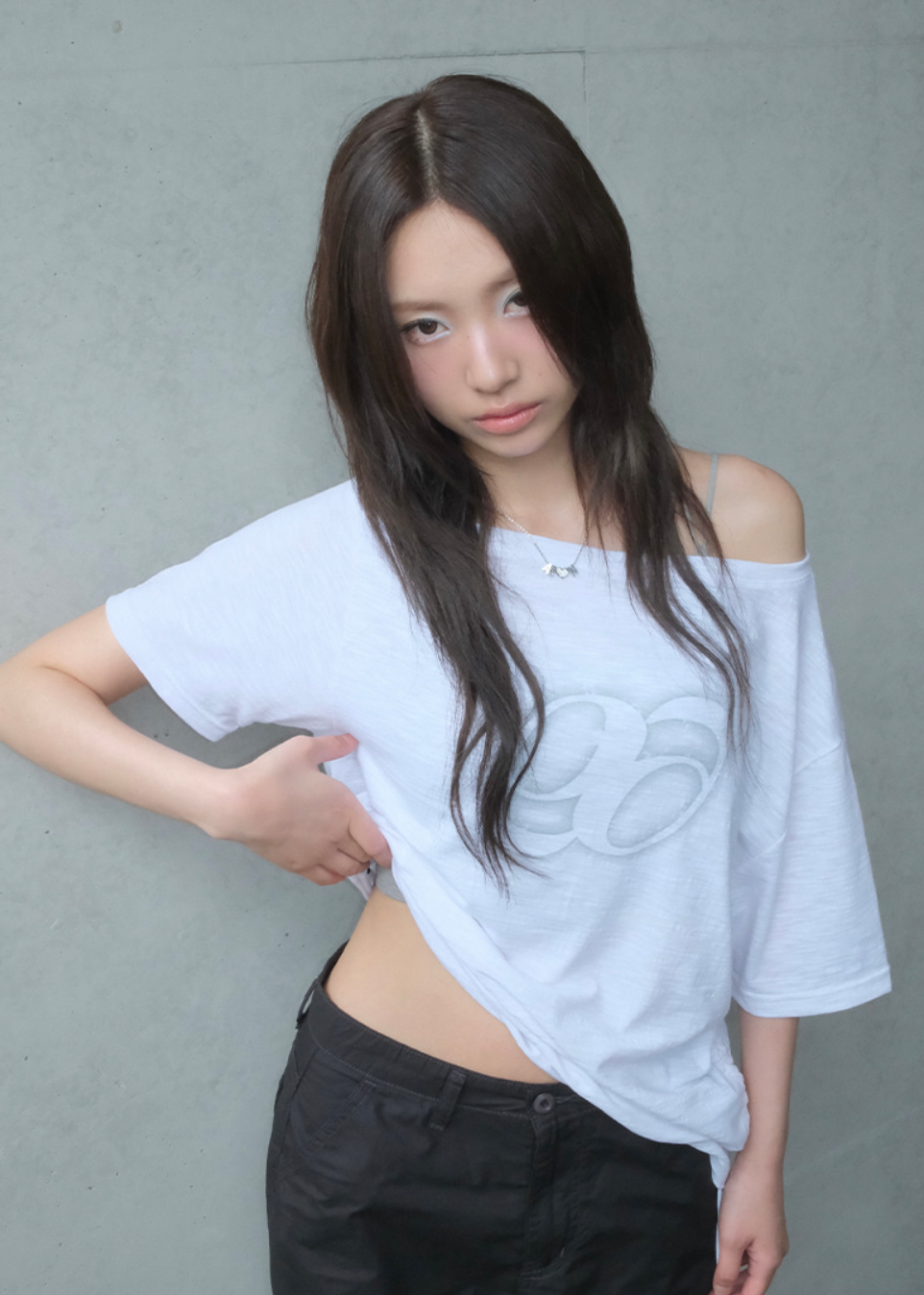 ason KIKI BOXY SHIRRING TEE