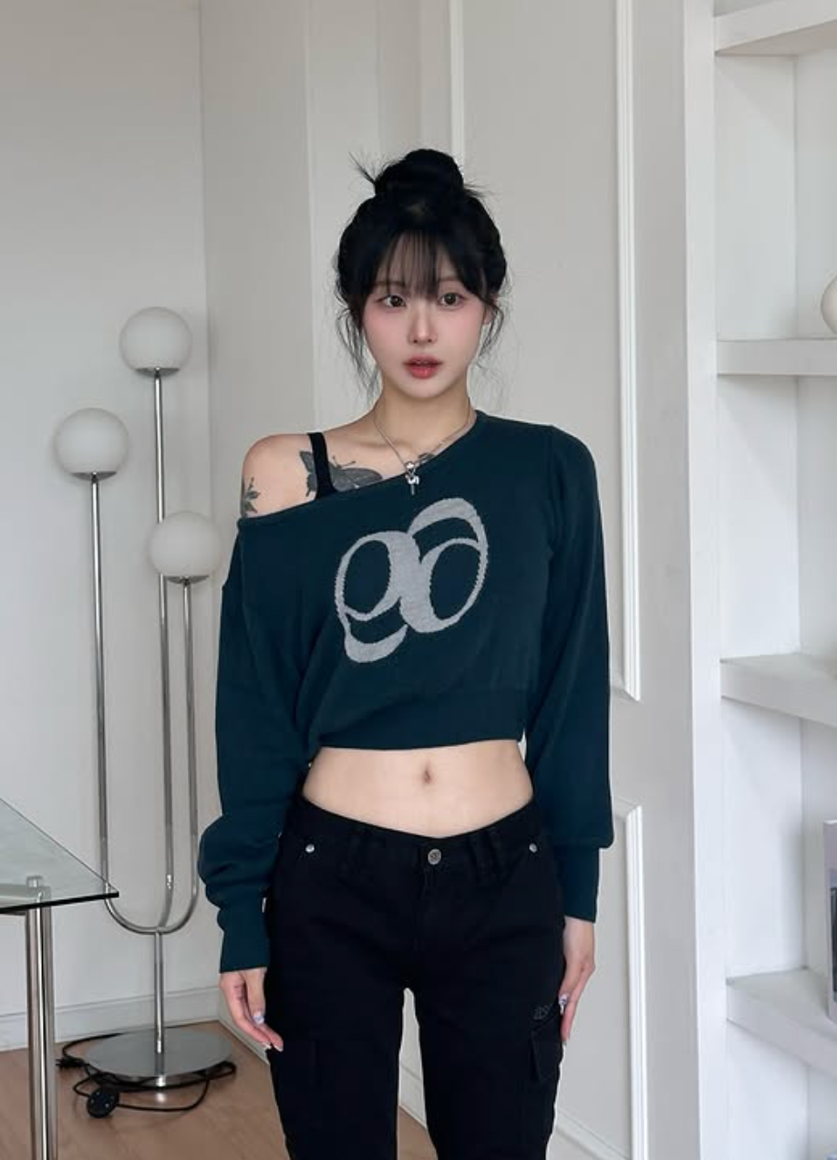 ason Wendy同款 短版針織 BOAT NECK KNIT/MOLLY CROP KNIT