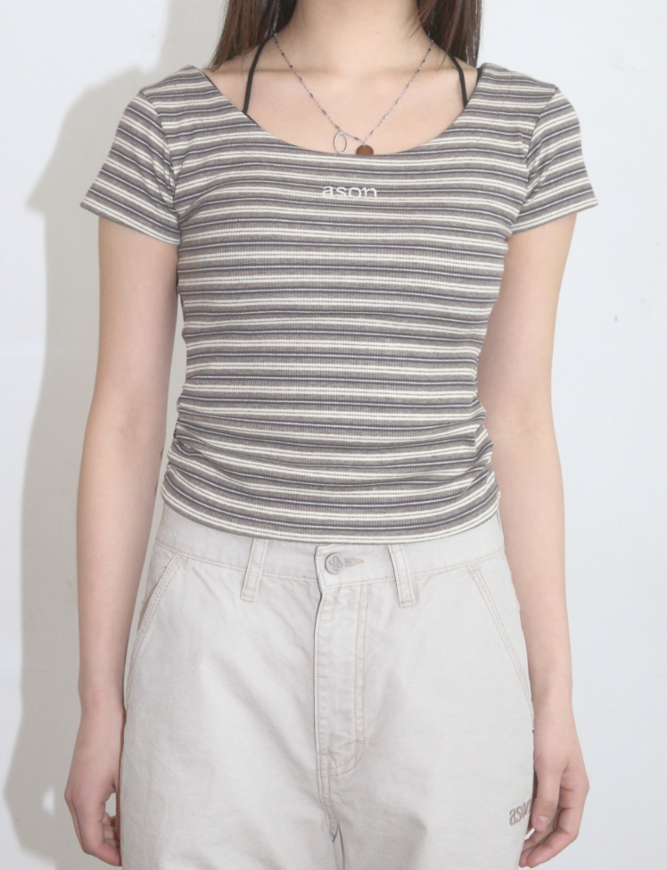 ason RAIL STRIPE TEE