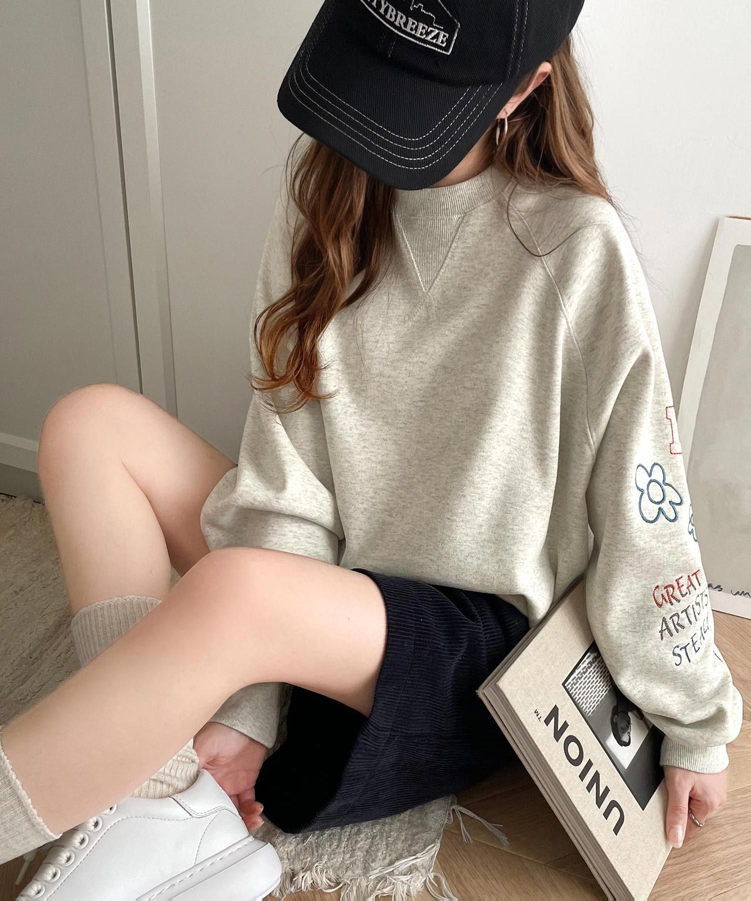 2910 刺繡抓絨內襯衛衣