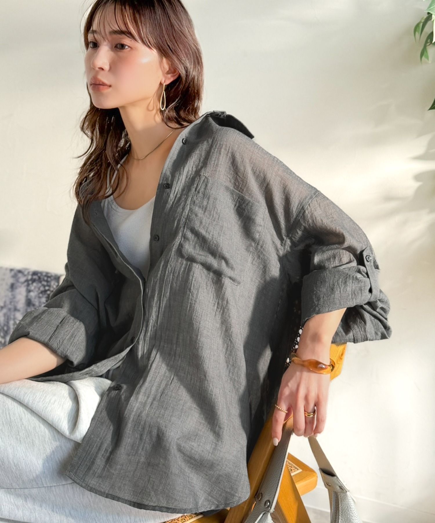 2954 棉質寬鬆襯衫