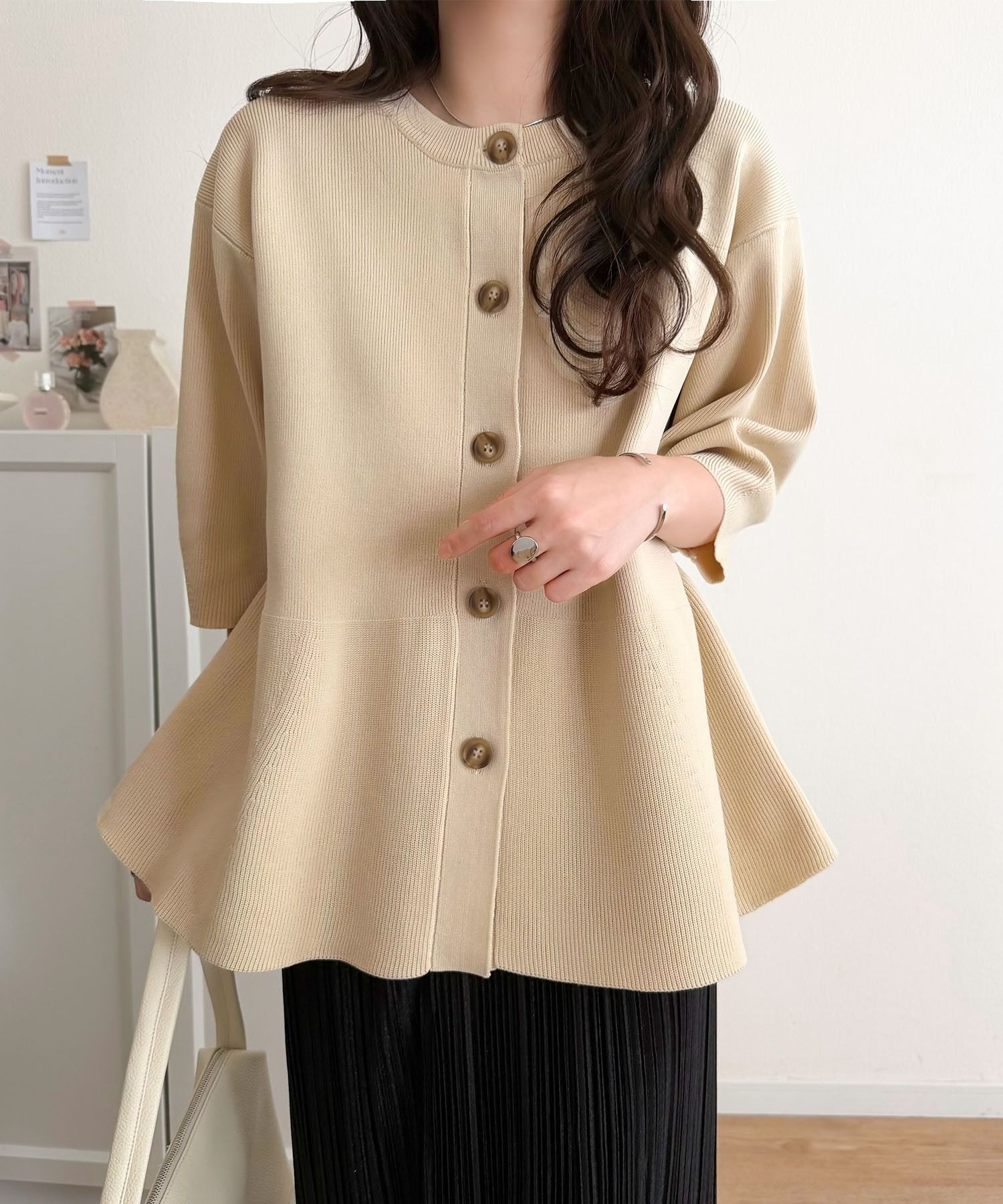 2955 2WAY荷葉上衣