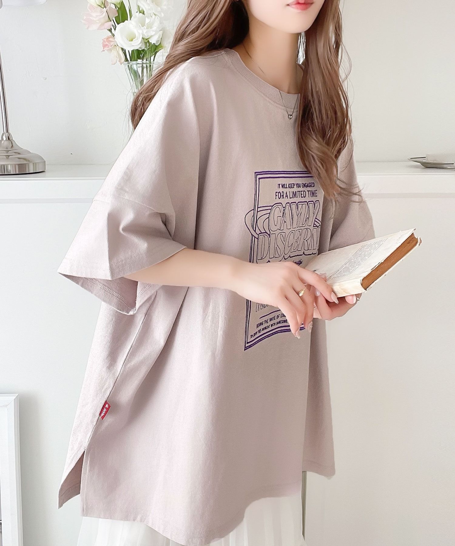 3582 休閒刺繡T恤