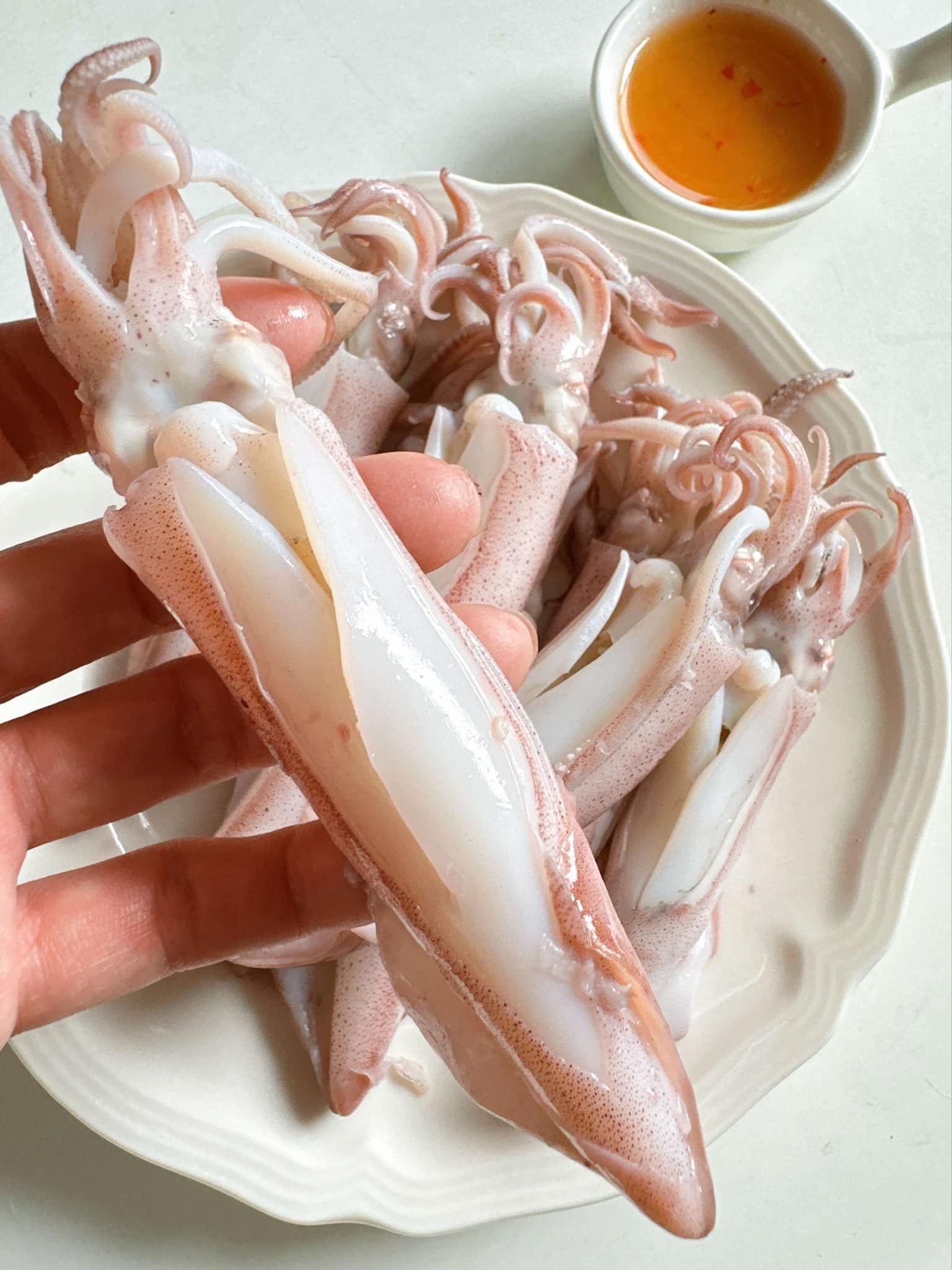 招牌商品 澎湖鎖港船凍熟小卷 附泰式海鮮醬