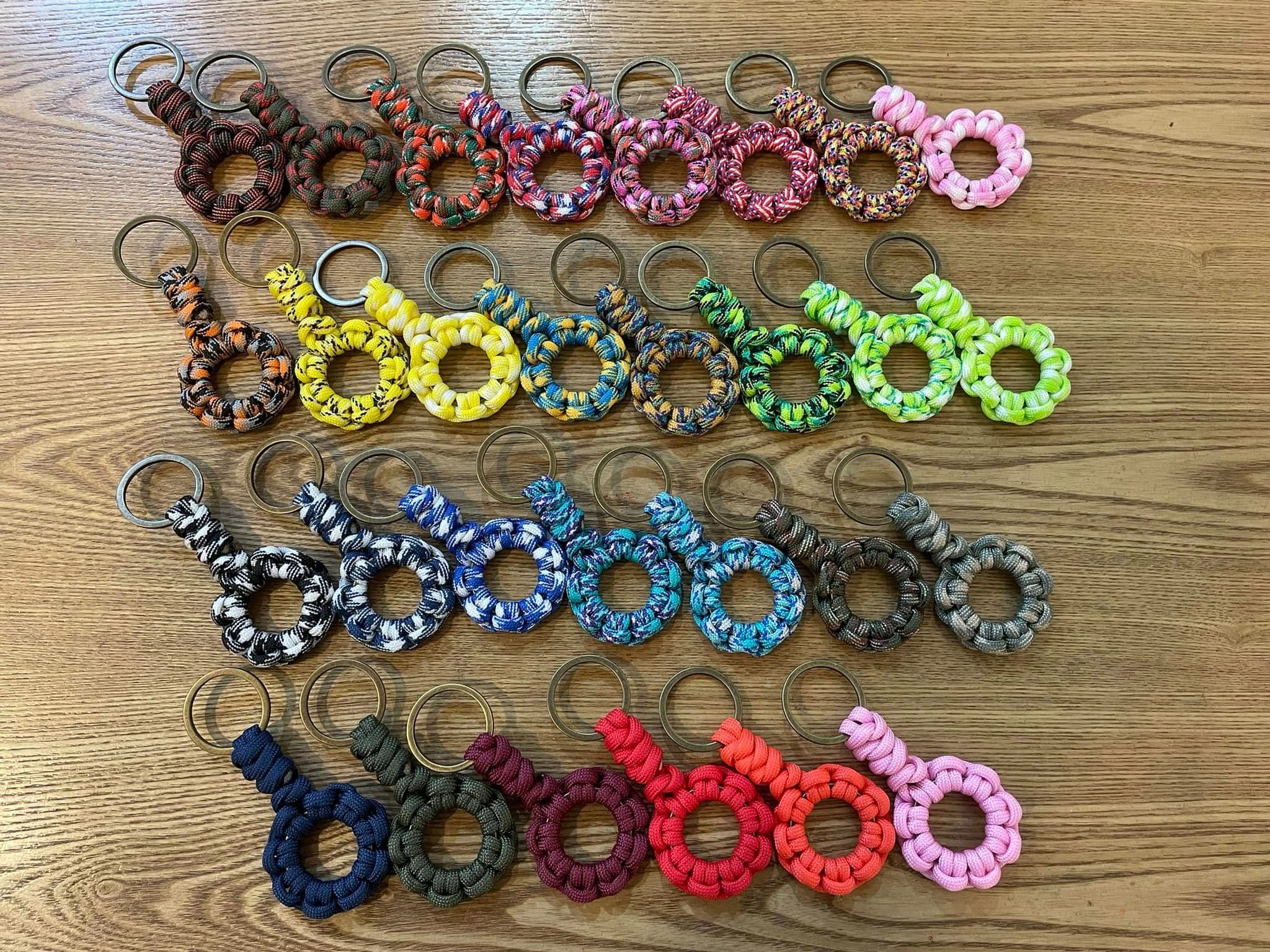 「結圓」手作傘繩鑰匙圈