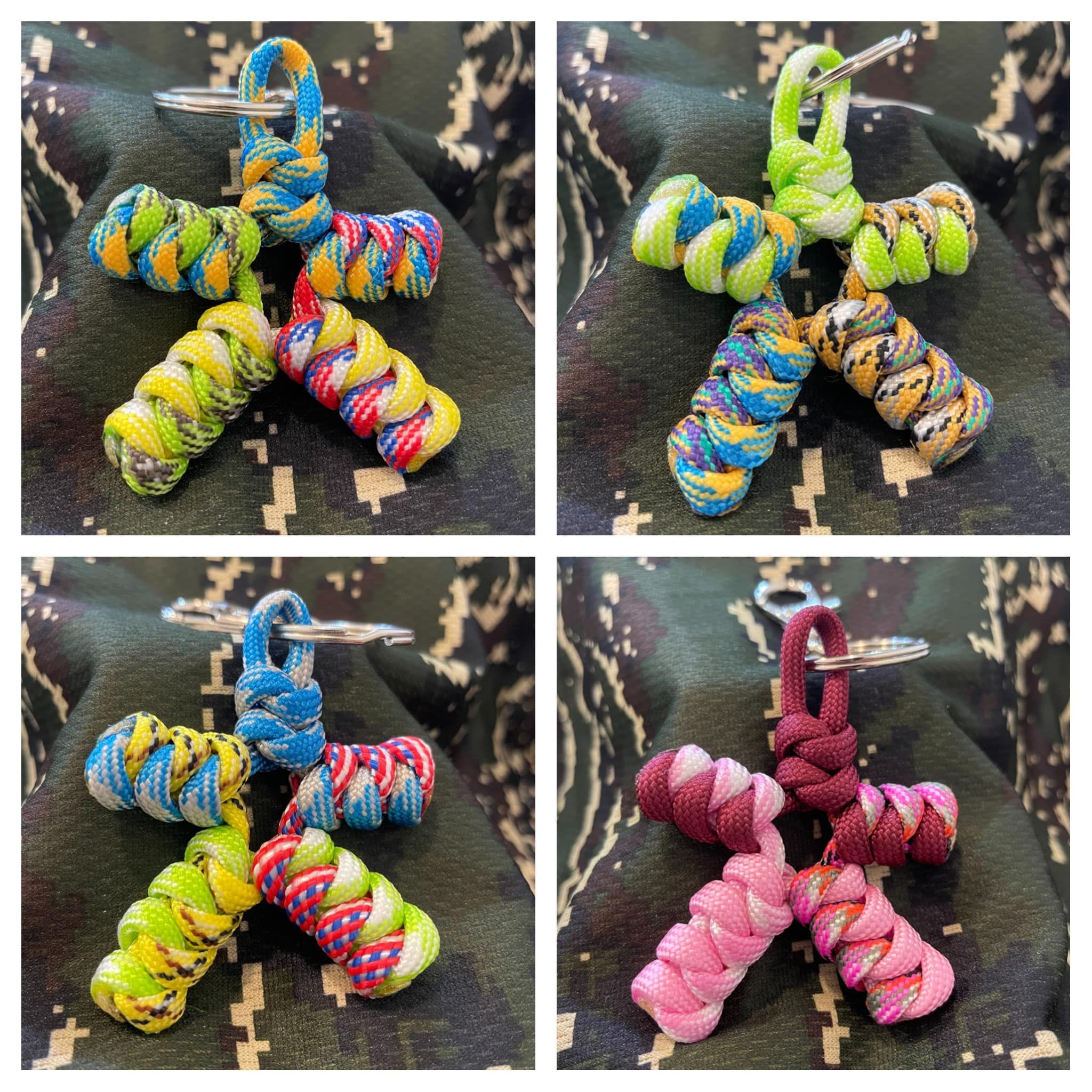 「小小人退散」傘繩鑰匙圈（撞色版）