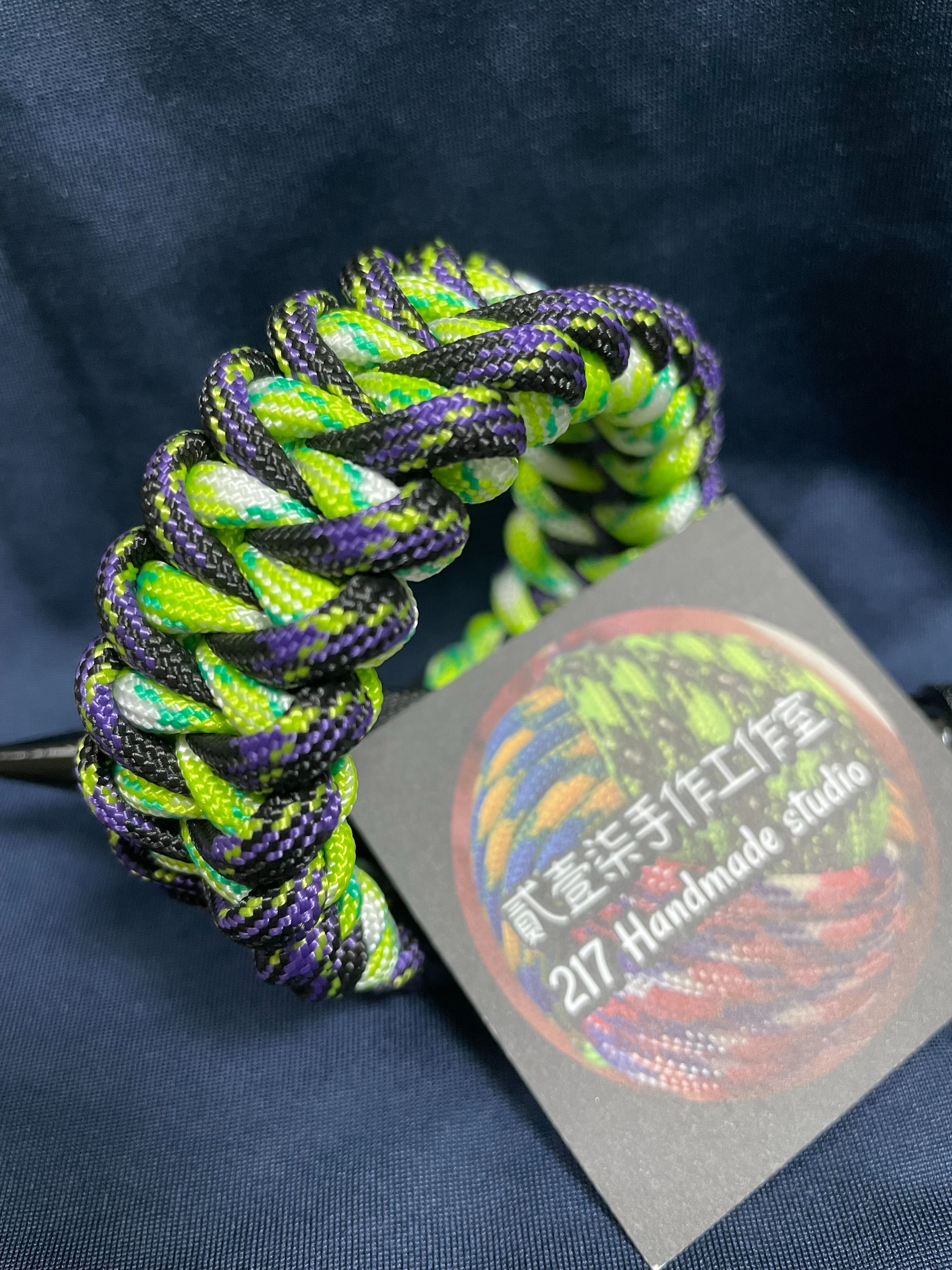 傘繩手環（龍骨編）