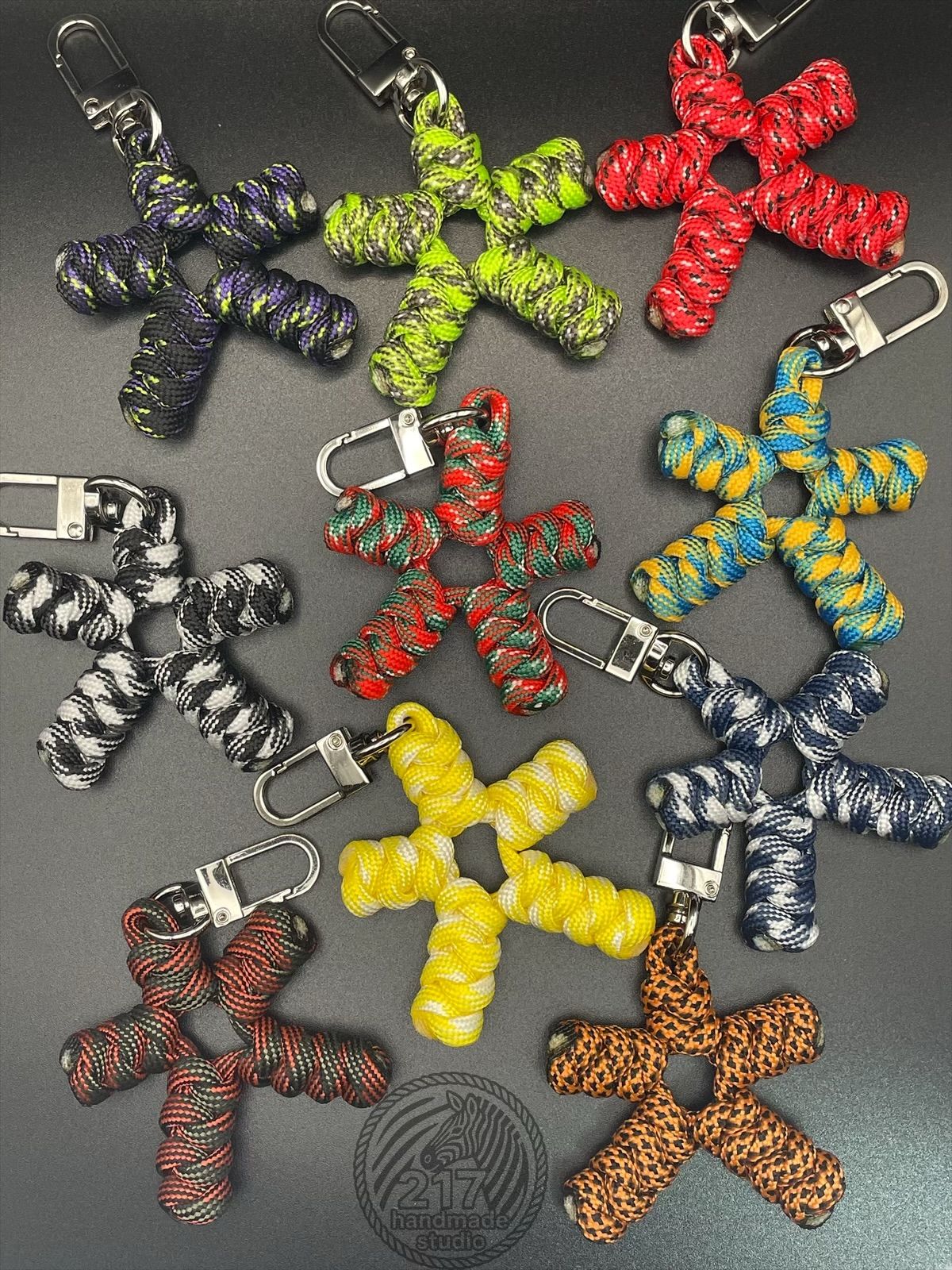 「小小人退散」傘繩鑰匙圈（單色版）