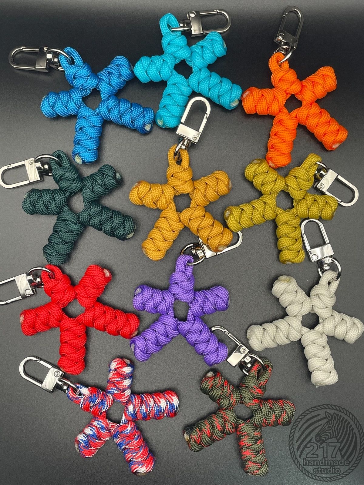 「小小人退散」傘繩鑰匙圈（單色版）