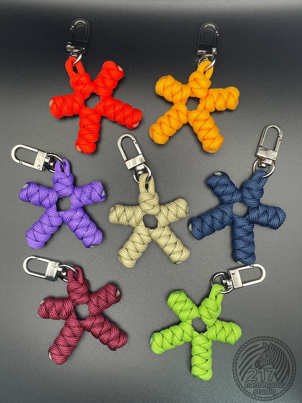 「小小人退散」傘繩鑰匙圈（單色版）