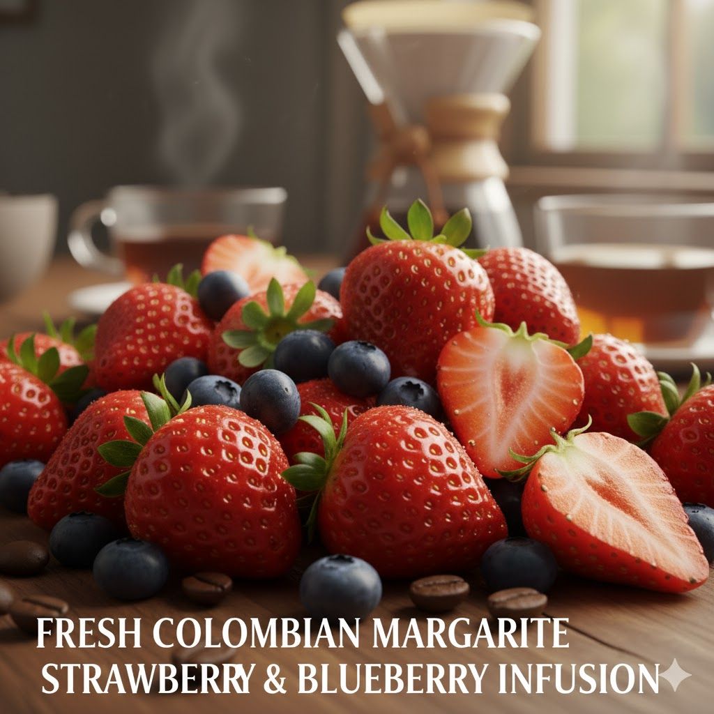 哥倫比亞 瑪格莉特 草莓藍莓-處理法:雙重厭氧蜜處理（果汁浸漬法）