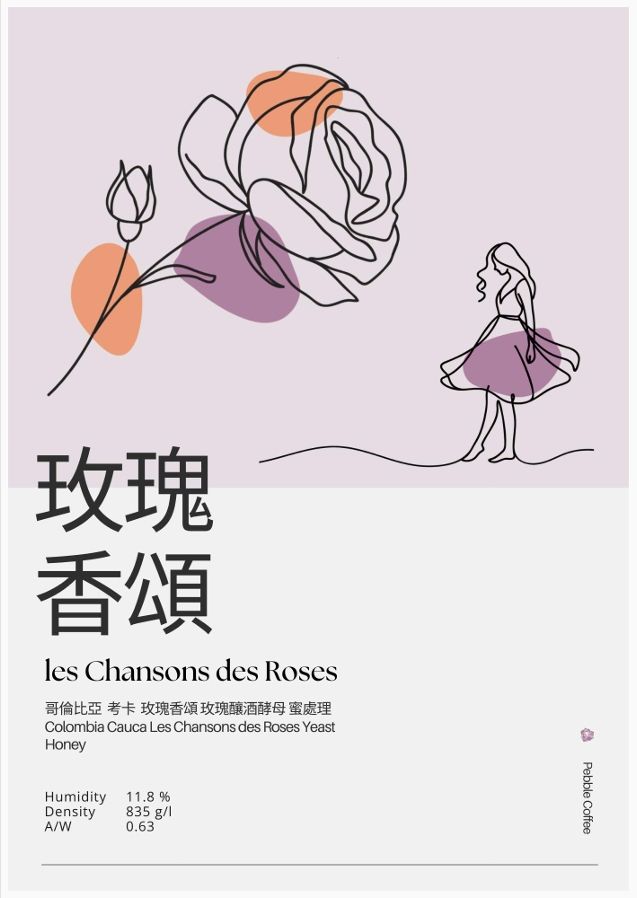 哥倫比亞 考卡 玫瑰香頌 釀酒酵母 蜜處理2025