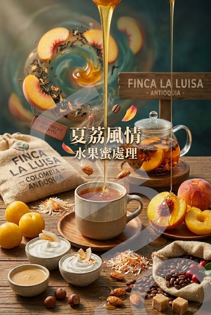 哥倫比亞 安蒂奧基亞省 露易莎莊園 夏荔風情 水果蜜處理