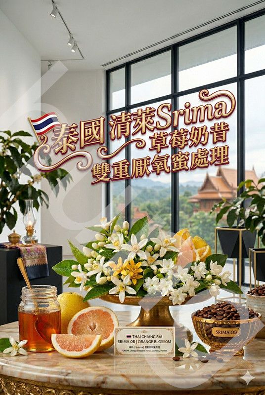泰國 清萊Srima OB橙花 雙重厭氧蜜處理