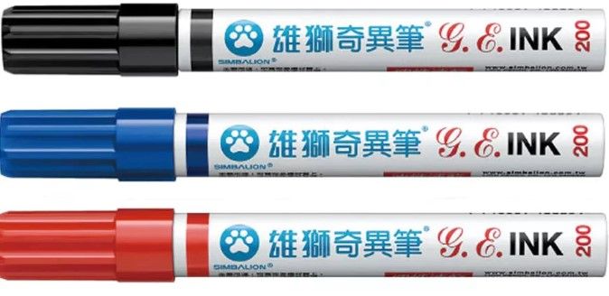 雄獅︱No.200 溶劑性奇異筆 奇異筆 麥克筆 記號筆