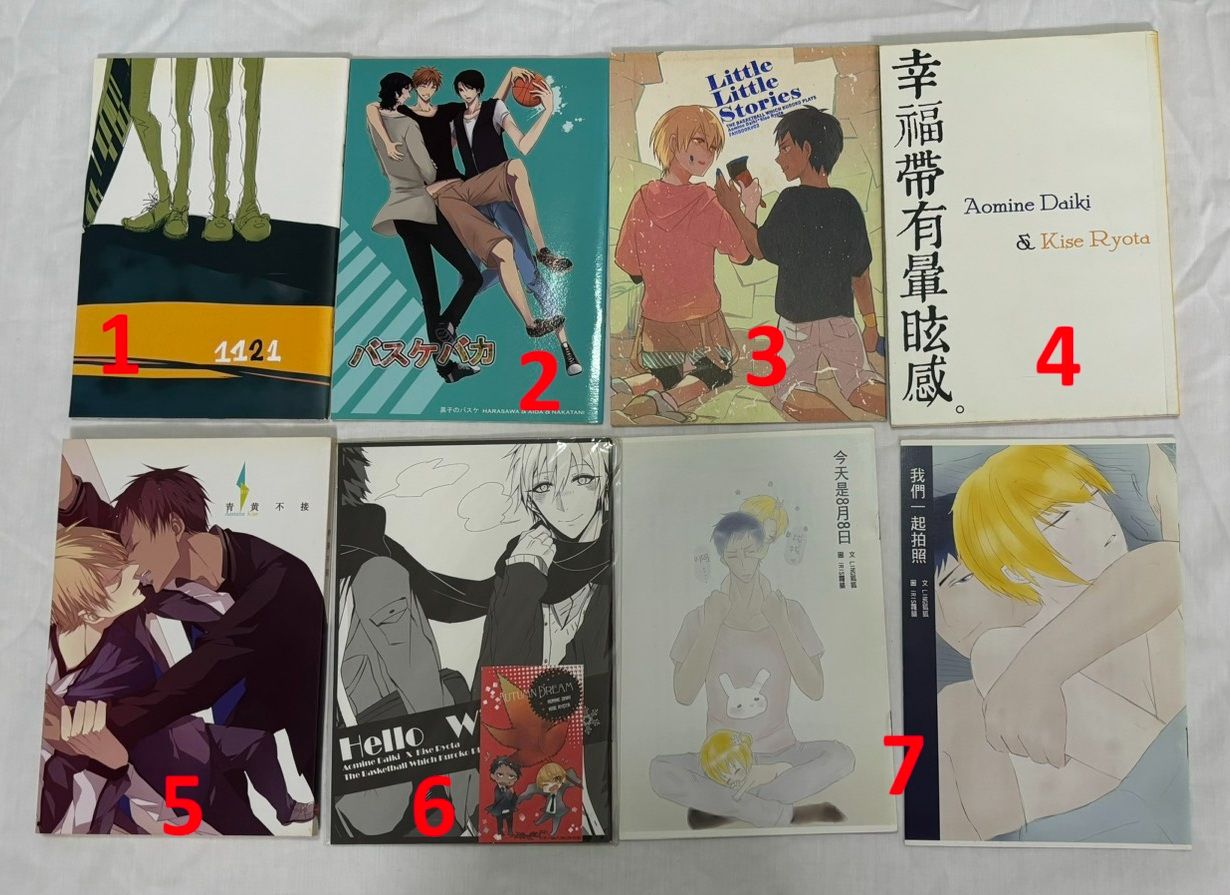 二手同人誌黑子的籃球 影子籃球員 青黃 火黑 全員向